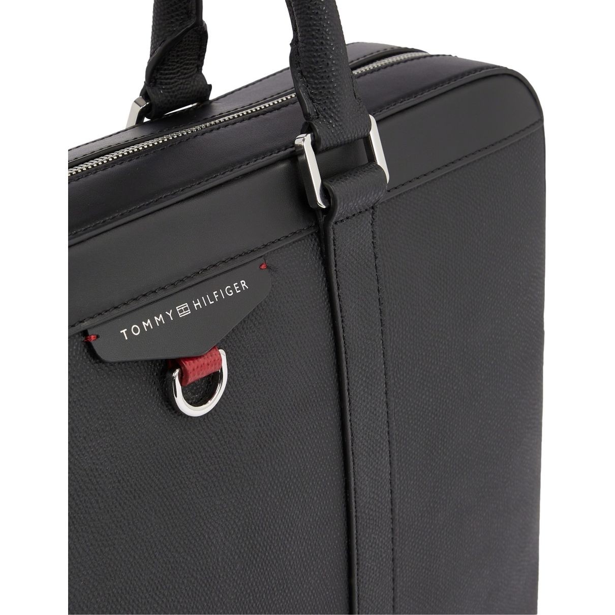 TOMMY HILFIGER Dėklas kompiuteriui vyrams, Juoda, Structured laptop bag 3