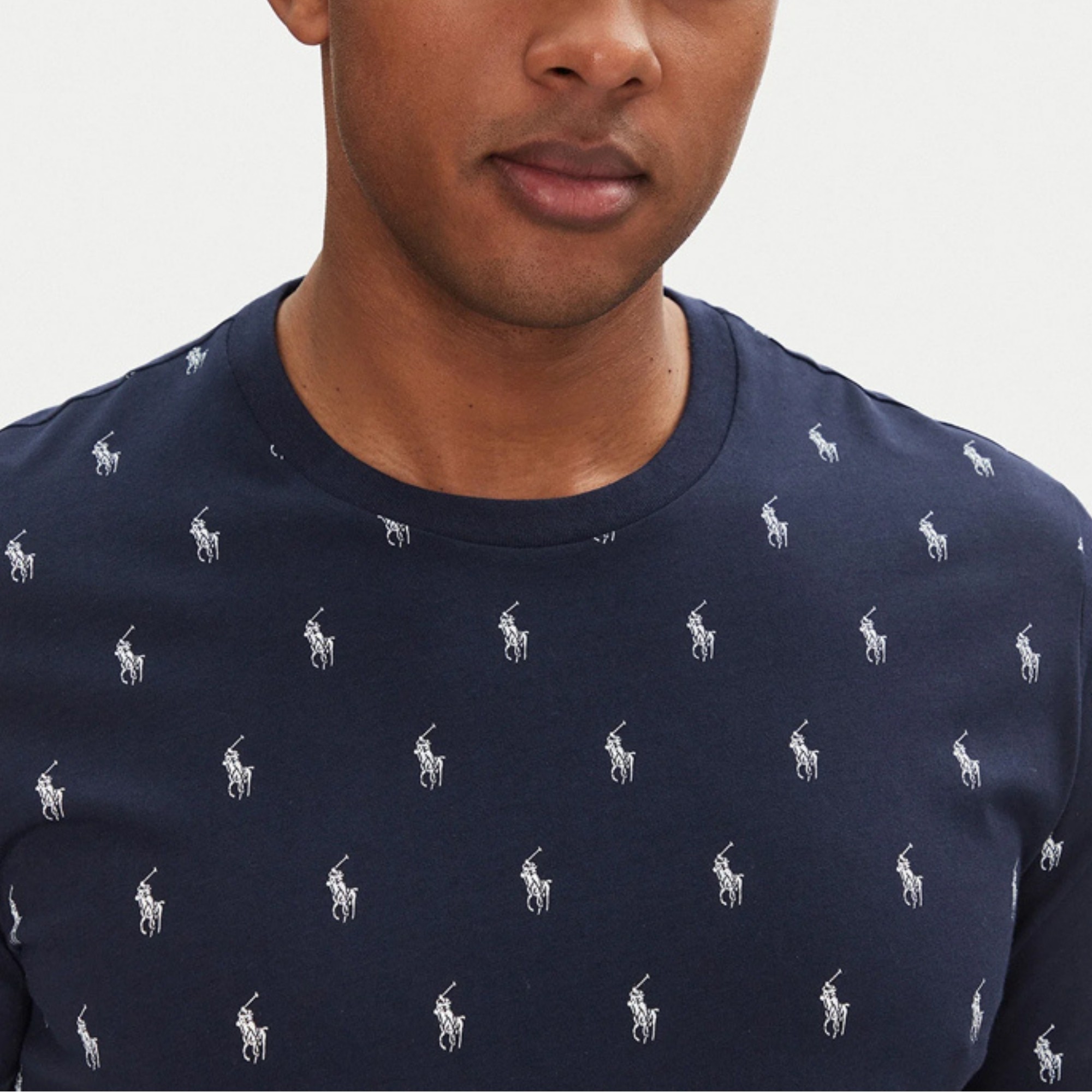 POLO RALPH LAUREN Pižama vyrams, Mėlyna, S/s crew sleep top 3