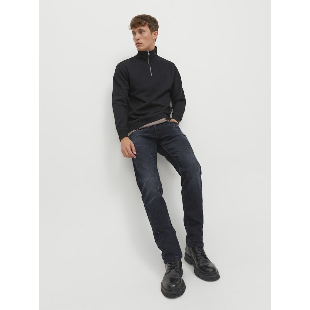 JACK & JONES Slim džinsai vyrams, Juoda, JJIMIKE JJWOOD JJ 781 7