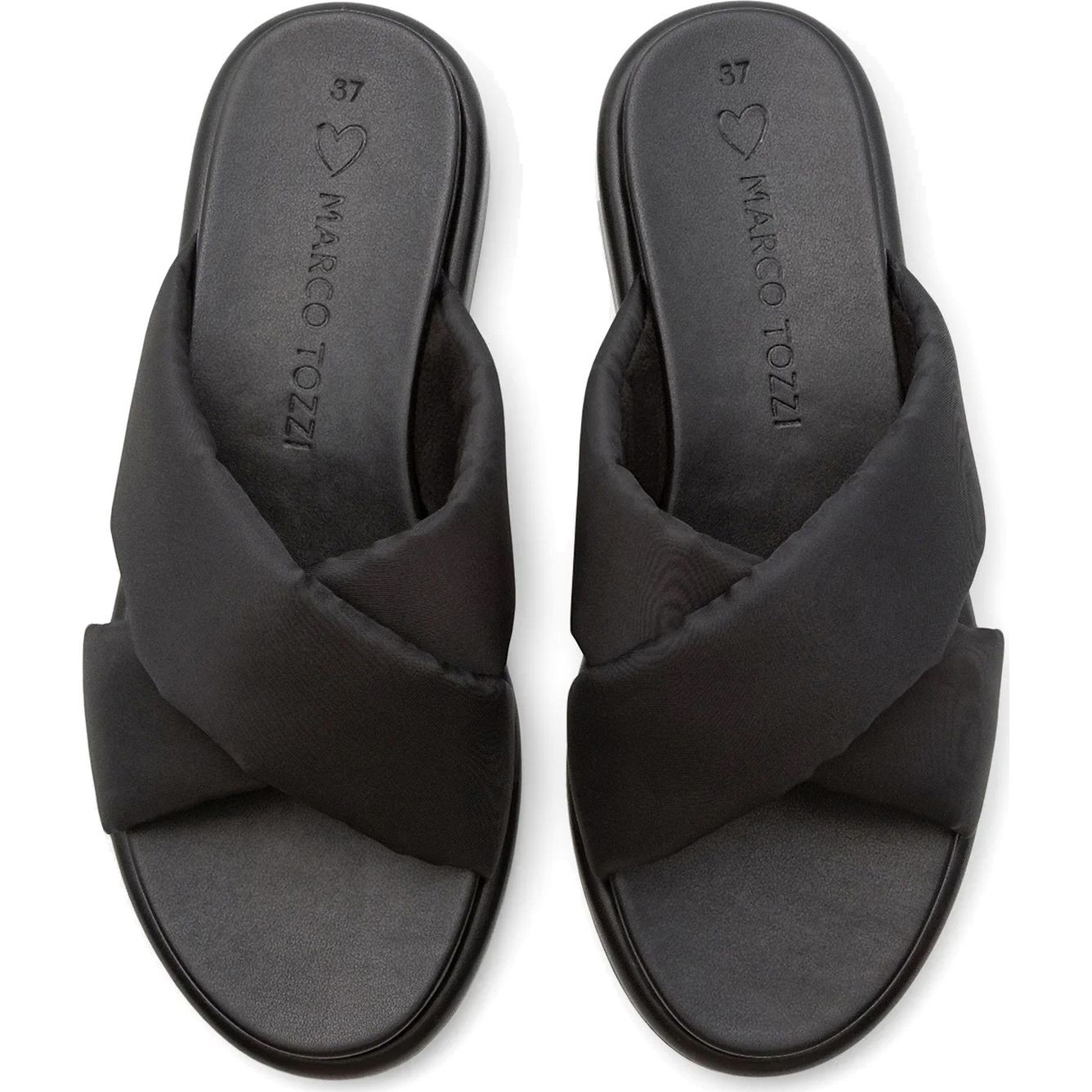 MARCO TOZZI Šlepetės moterims, Juoda, SLIPPERS 5