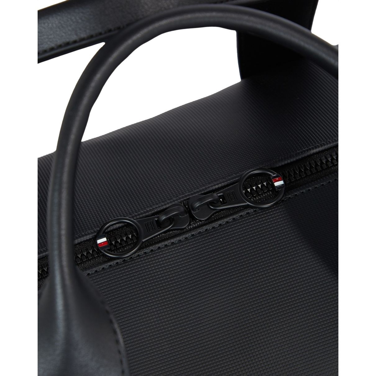TOMMY HILFIGER Rankinė, krepšys vyrams, Juoda, Essential pique duffle 3