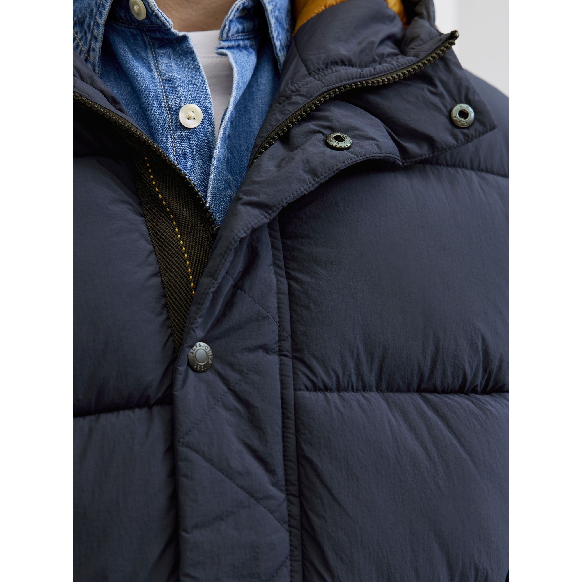 JACK & JONES Pūkinė striukė vyrams, Mėlyna, Detroit 5