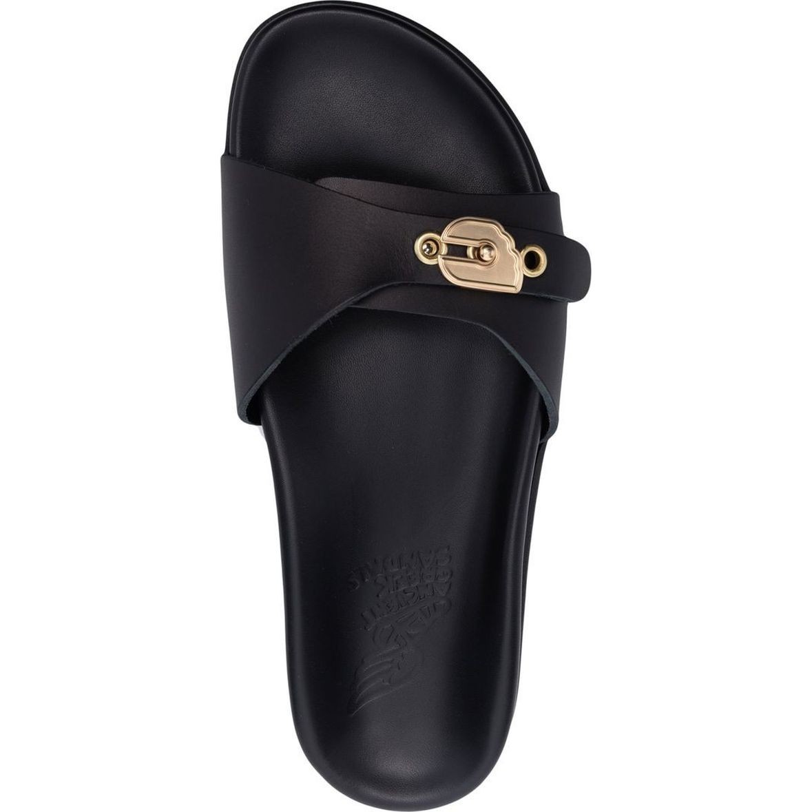 ANCIENT GREEK SANDAL Basutės moterims, Juoda, Odi vachetta sandals 4