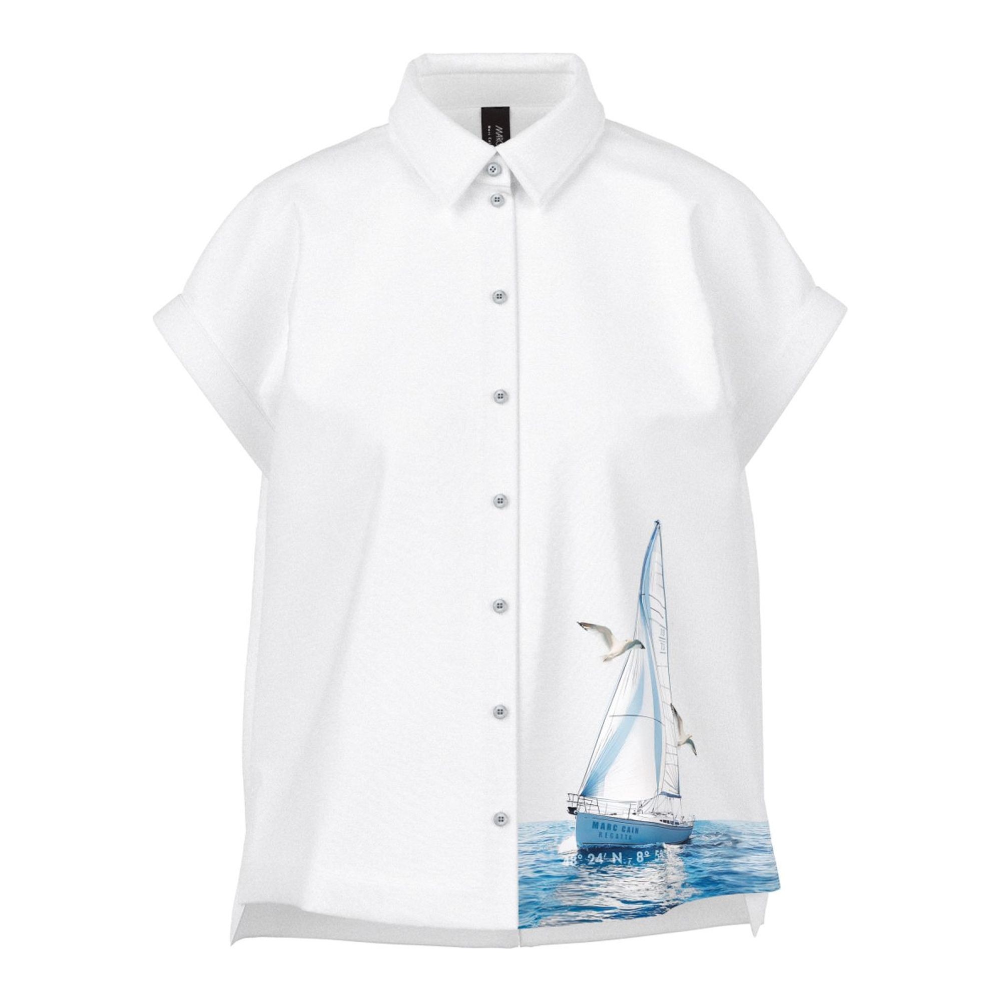 MARC CAIN Palaidinės moterims, Mėlyna, Blouse 1