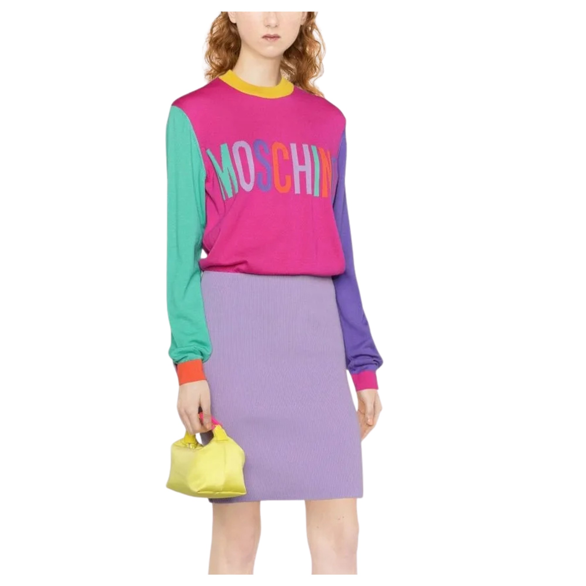 MOSCHINO Mini suknelė moterims, purple, Dress 2