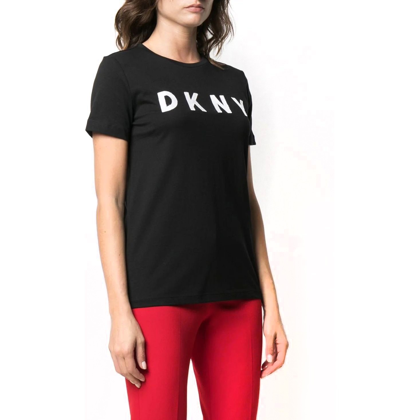 DKNY Marškinėliai moterims, Juoda, WOMEN'S T-SHIRT 2