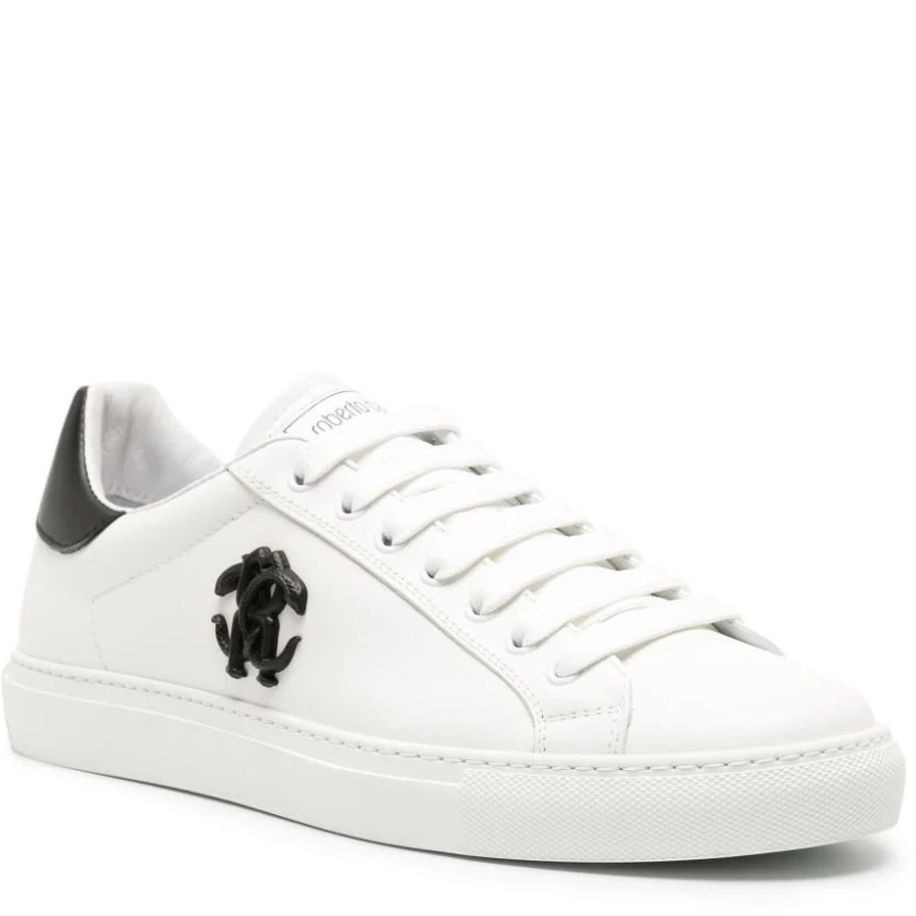 ROBERTO CAVALLI Laisvalaikio bateliai vyrams, Balta, Sneakers 1