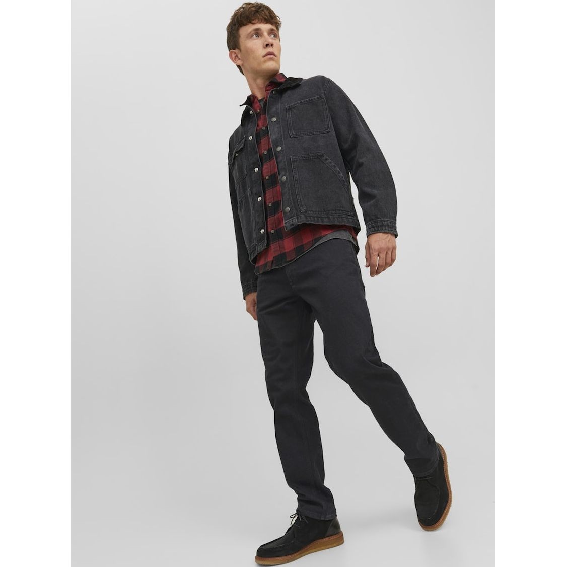 JACK & JONES Regular džinsai vyrams, Juoda, JJICLARK JJEVAN GE 598 8