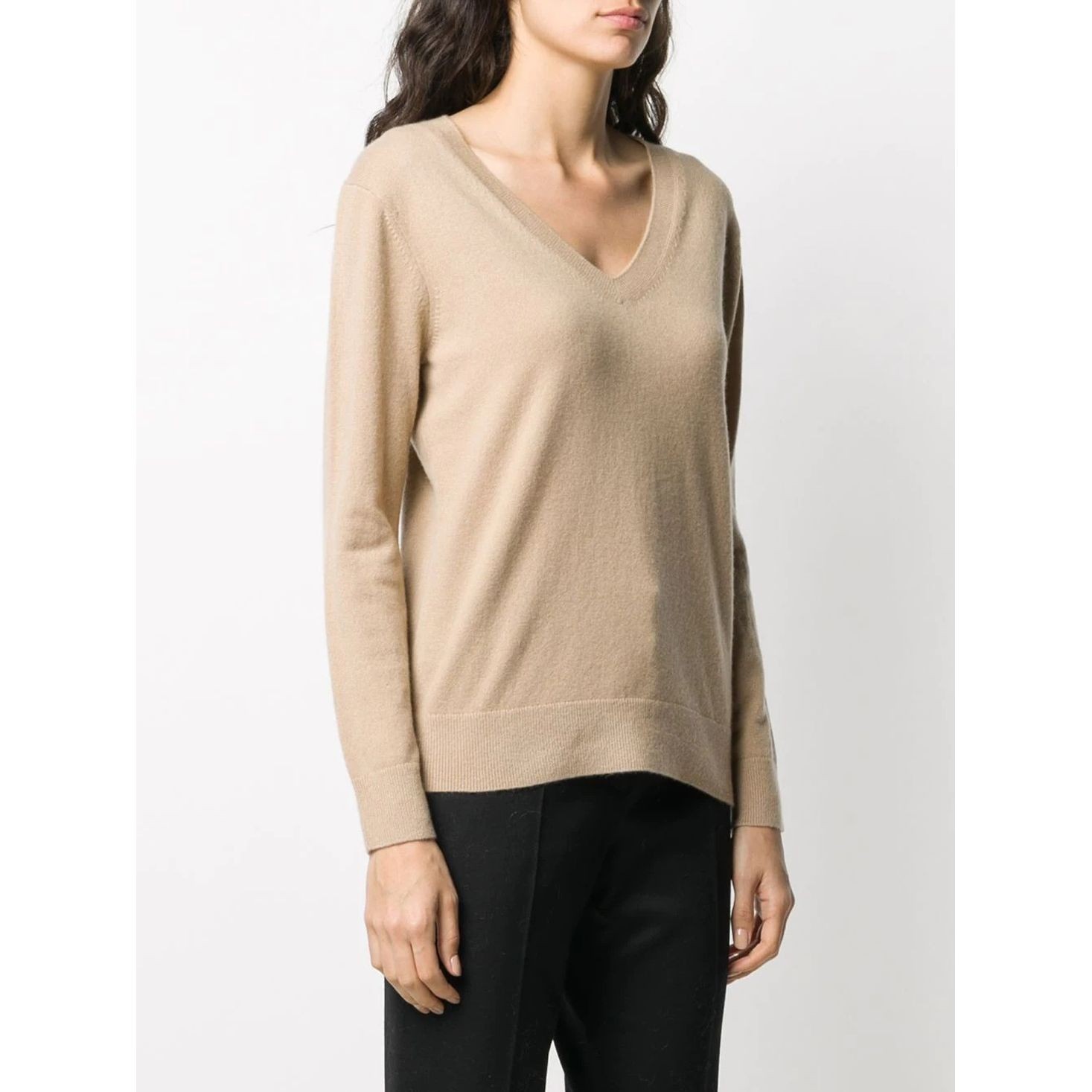 VINCE Megztinis moterims, Ruda, Weekend v-neck sweater 2