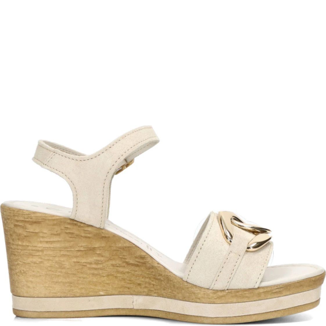 MARCO TOZZI Basutės moterims, Smėlio, SANDALS 2