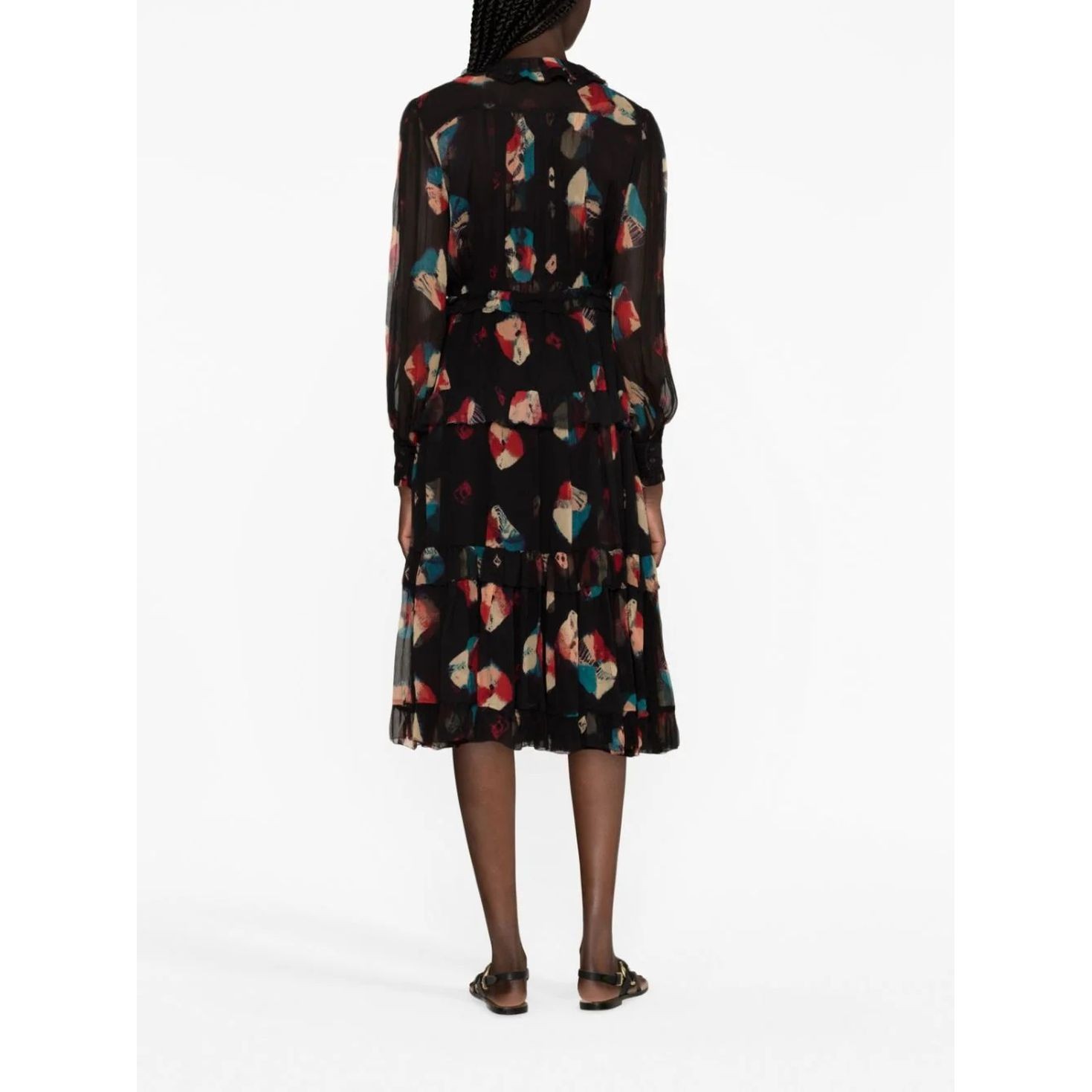 ULLA JOHNSON Midi suknelė moterims, Balta, Reina Dress 3
