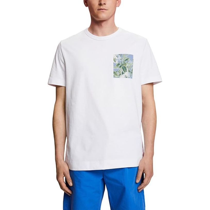 ESPRIT Marškinėliai vyrams, Balta, Sus T-Shirts 2