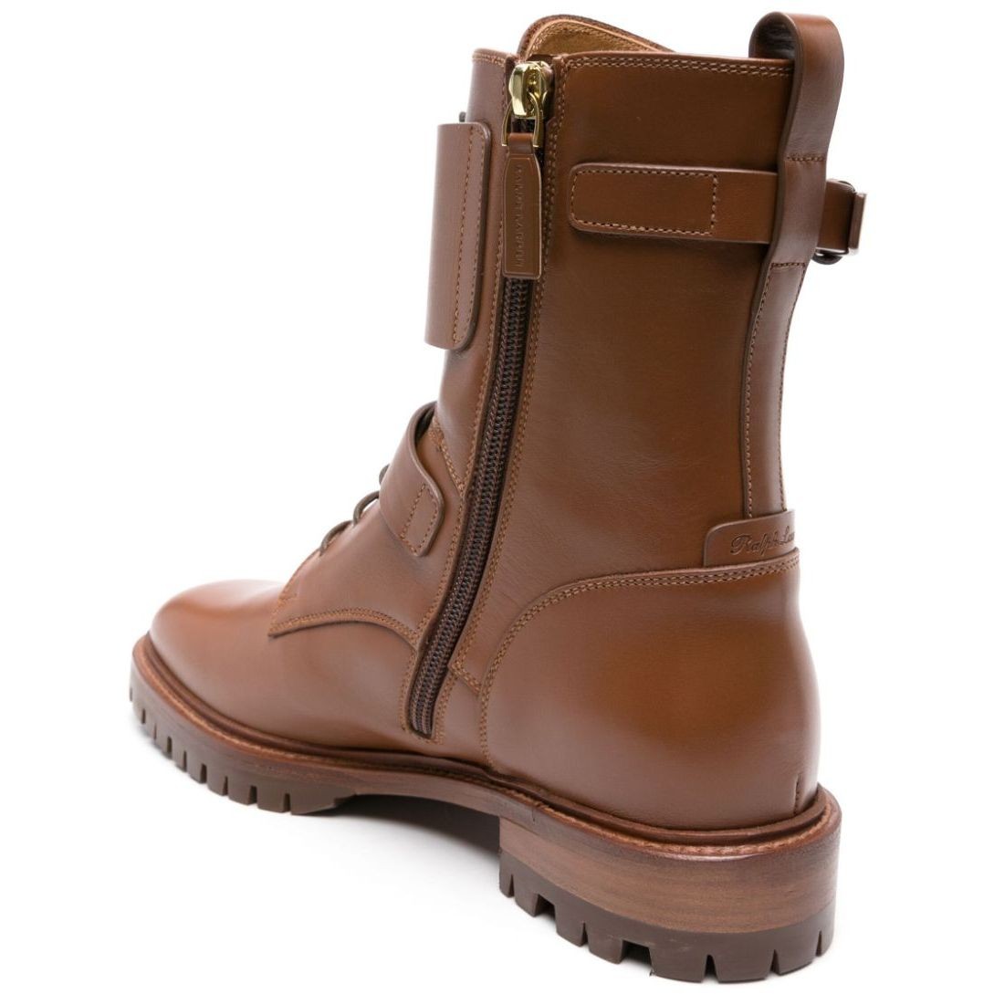 RALPH LAUREN Aulinukai moterims, Ruda, Marlie bootie 3