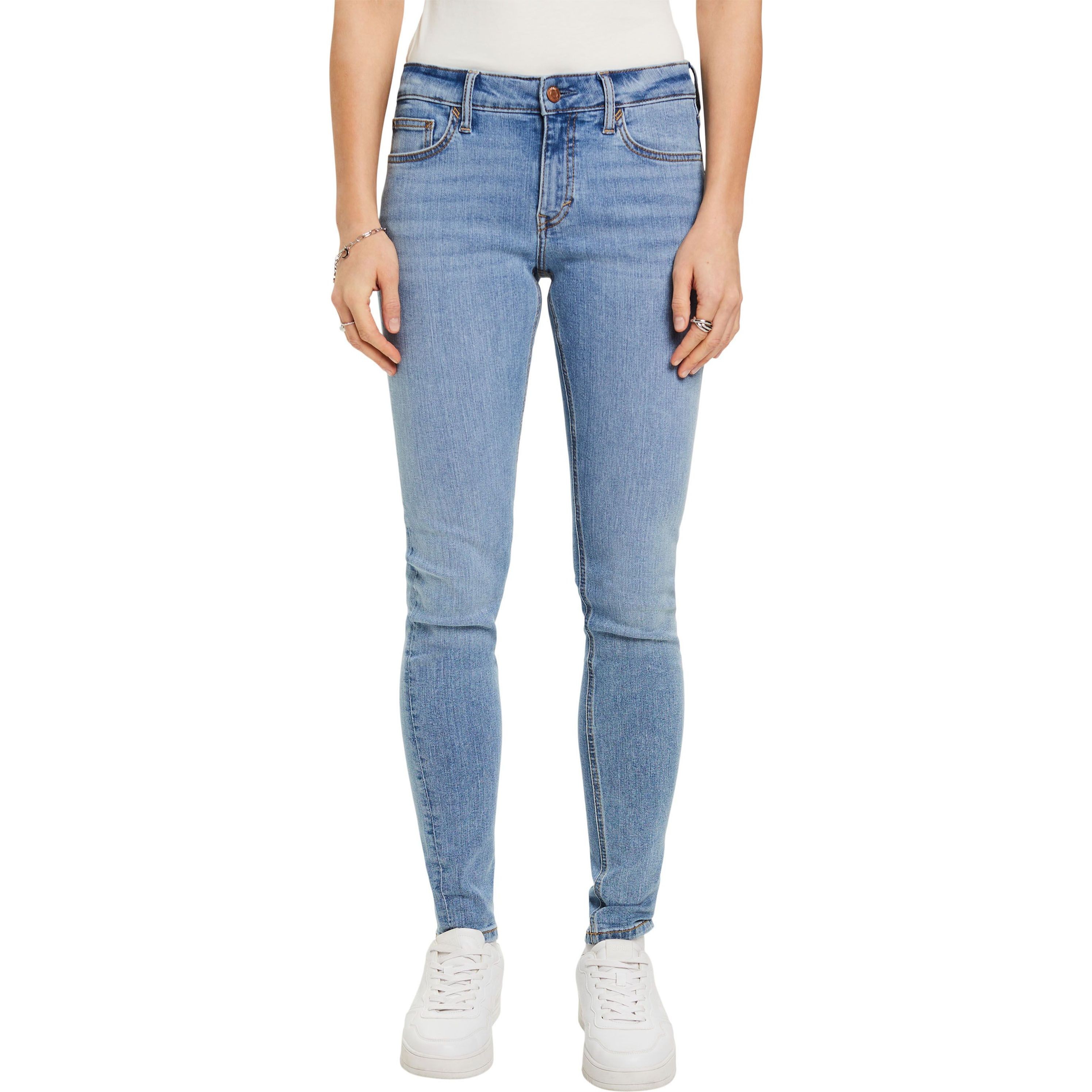 ESPRIT Aptempti džinsai moterims, Mėlyna, rcs m Skinny 2