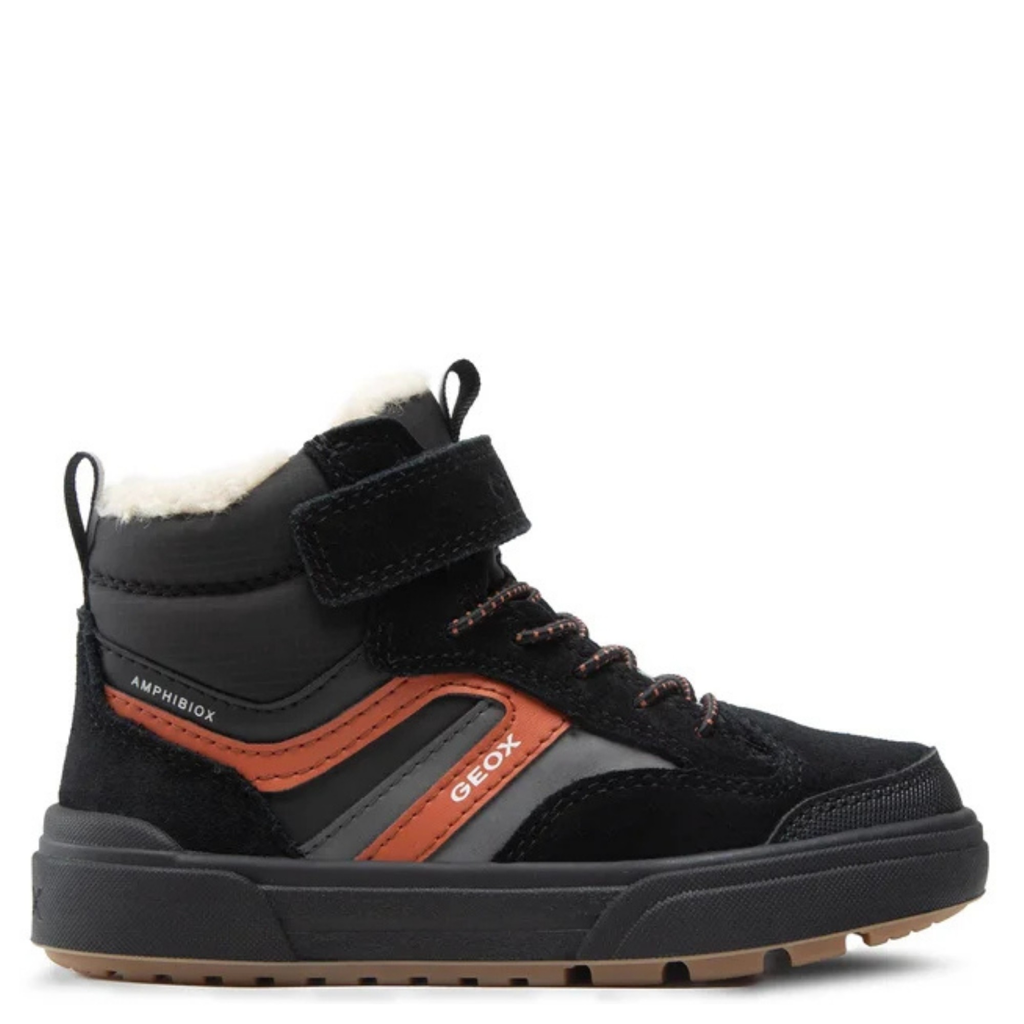 GEOX Aulinukai berniukams, Juoda, WEEMBLE ABX BOOTIES 2