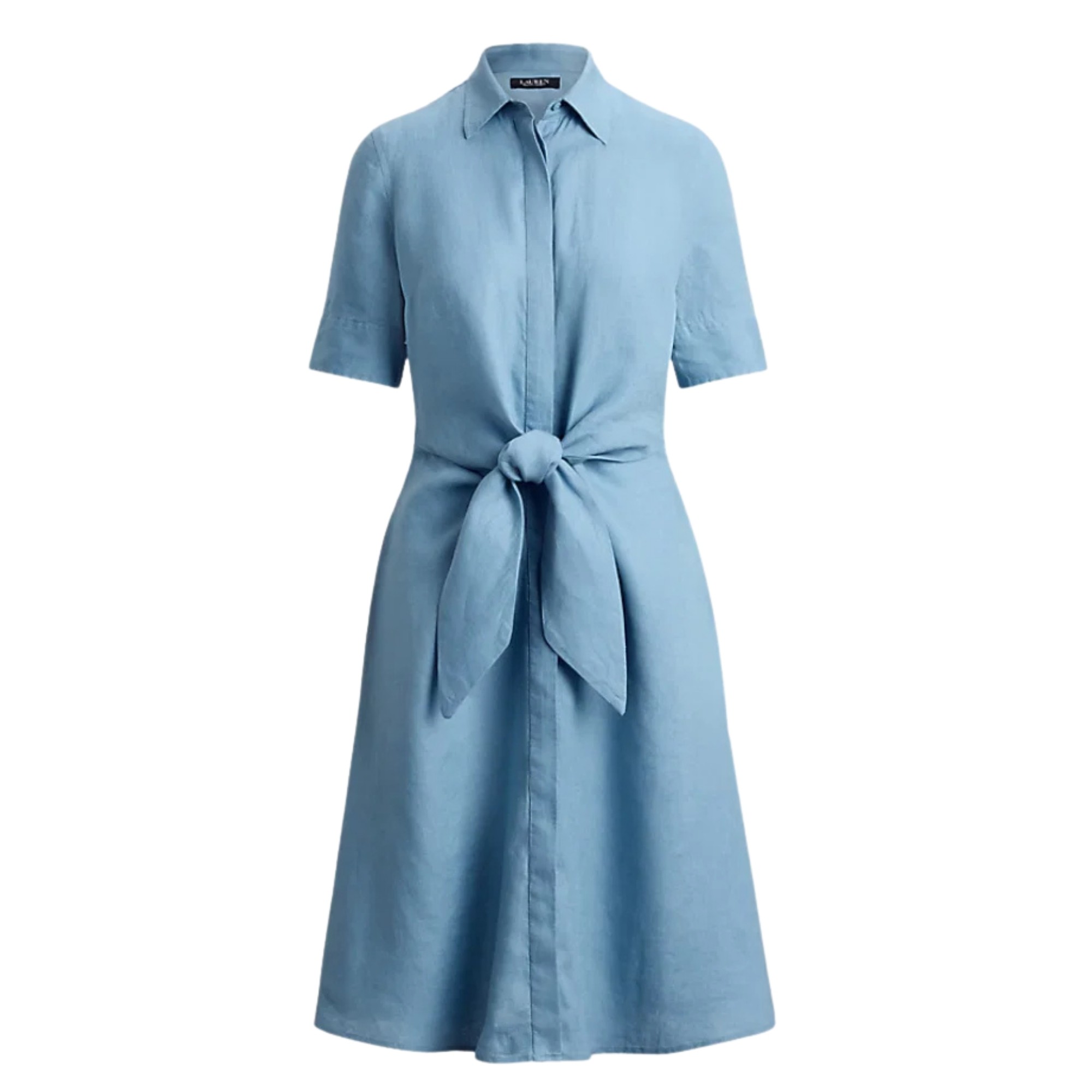LAUREN RALPH LAUREN Midi suknelė moterims, Mėlyna, Wakana-elbow sleeve-day dress