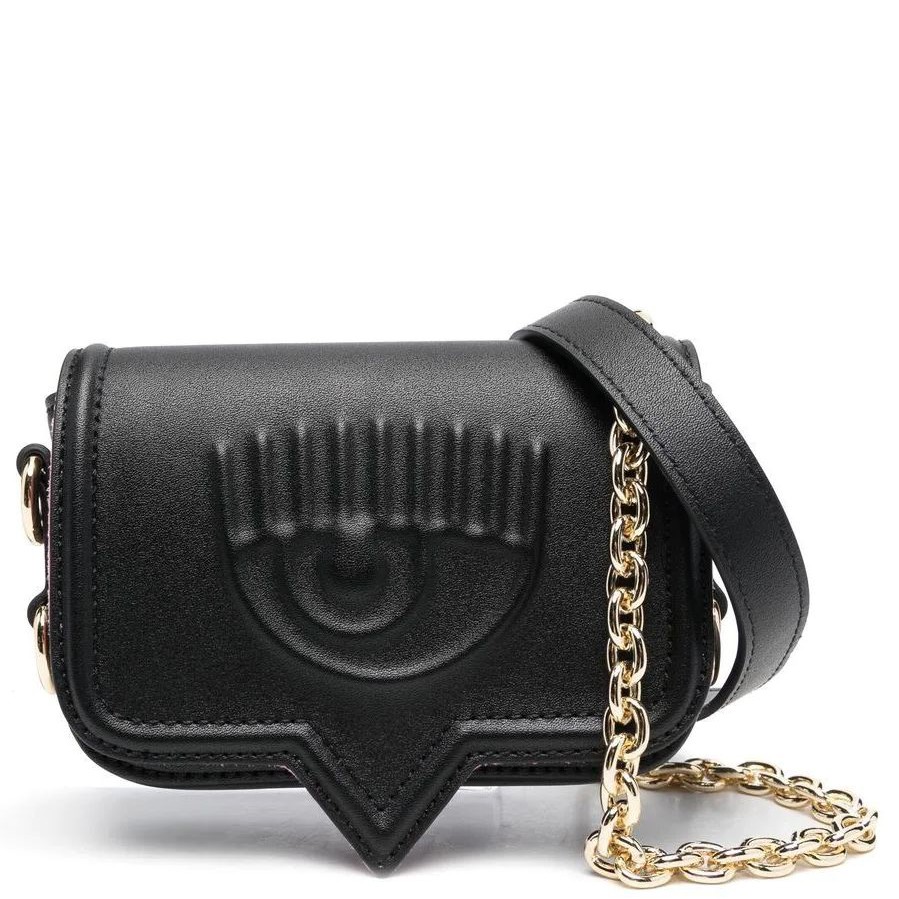CHIARA FERRAGNI Rankinė per petį moterims, Juoda, RANGE A - EYELIKE BA 1