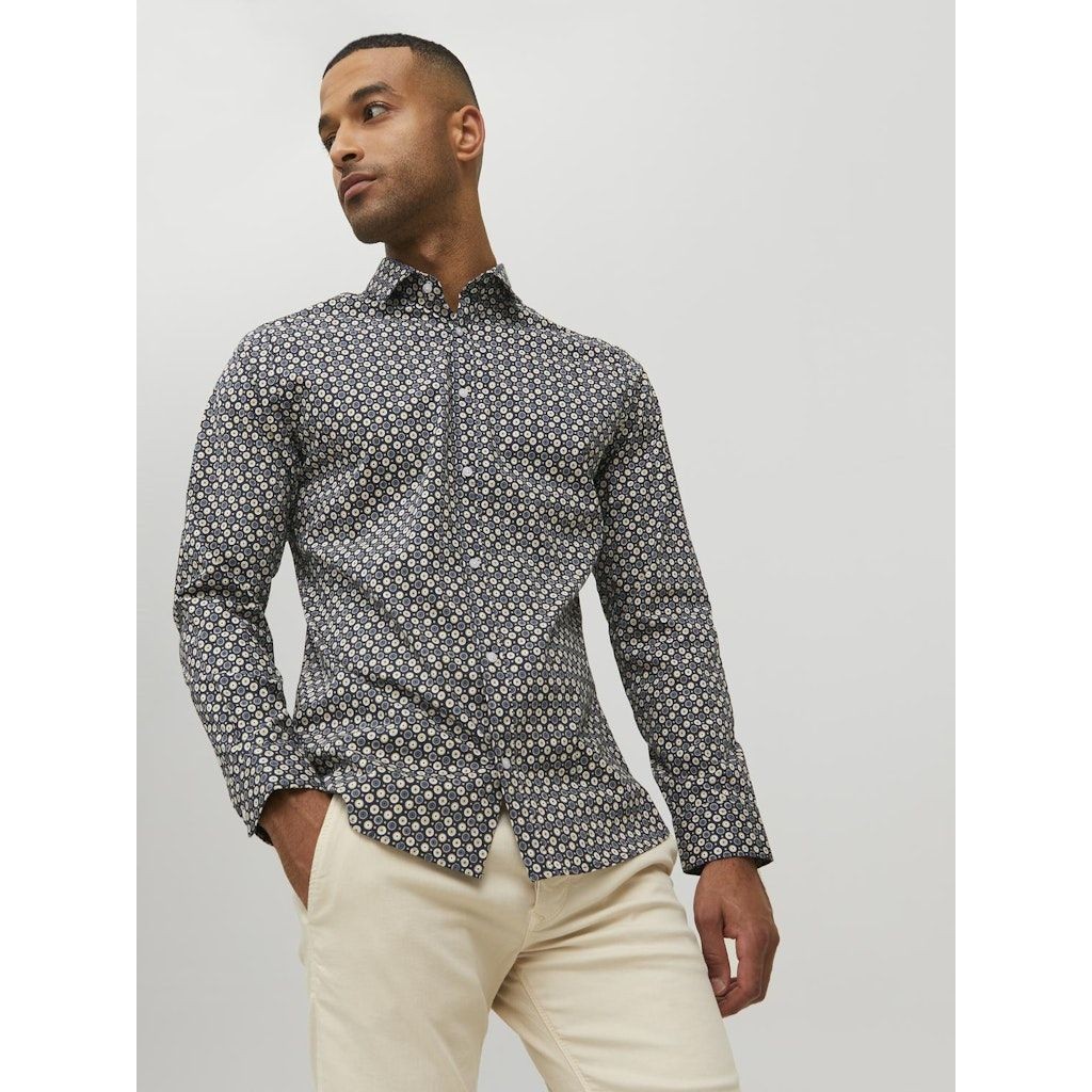 JACK & JONES Marškiniai vyrams, Navy, JPRBLABLACKPOOL 3