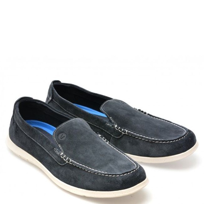 CLARKS Mokasinai vyrams, Mėlyna, Flexway Step mocasins 3