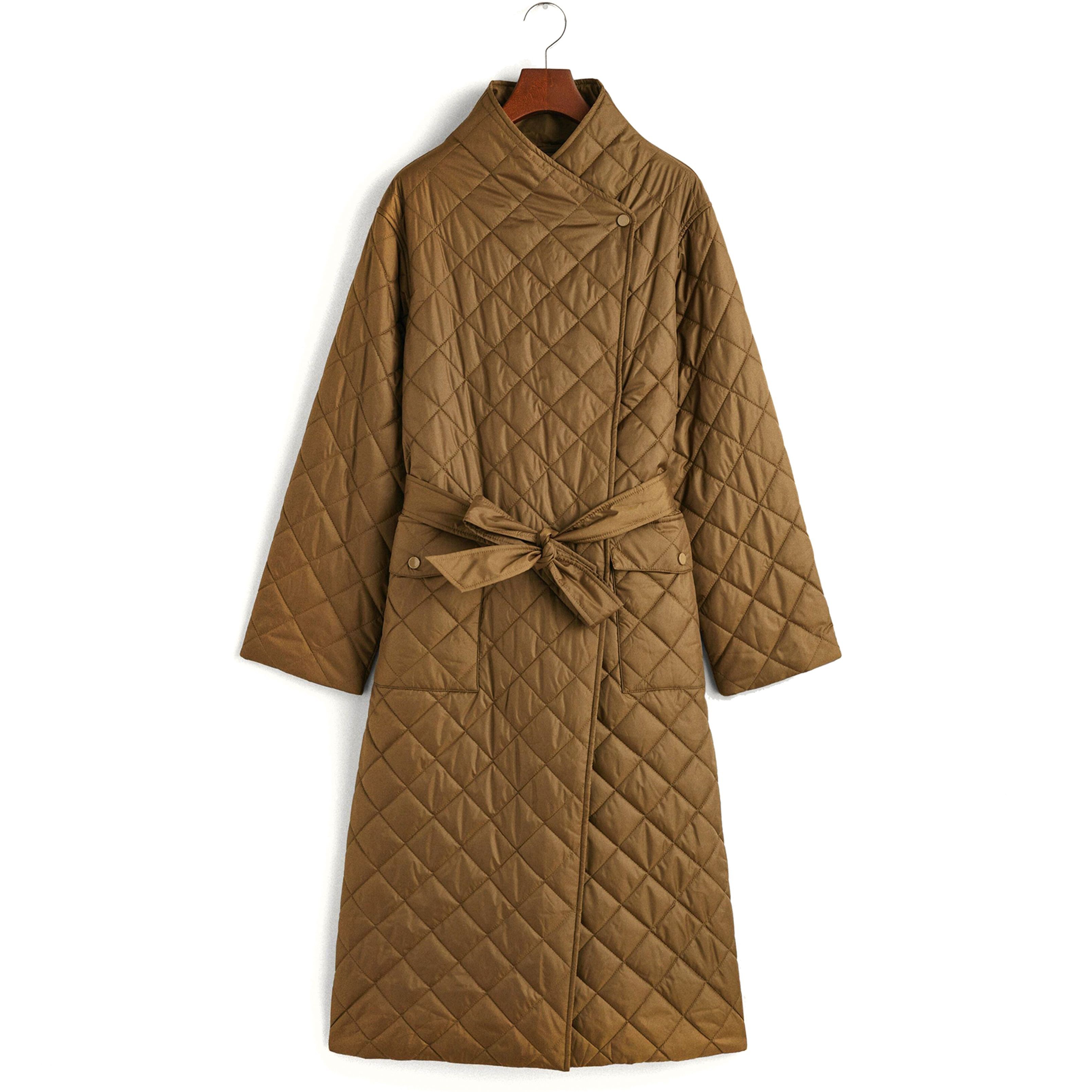GANT Striukė moterims, Žalia, QUILTED COAT 1