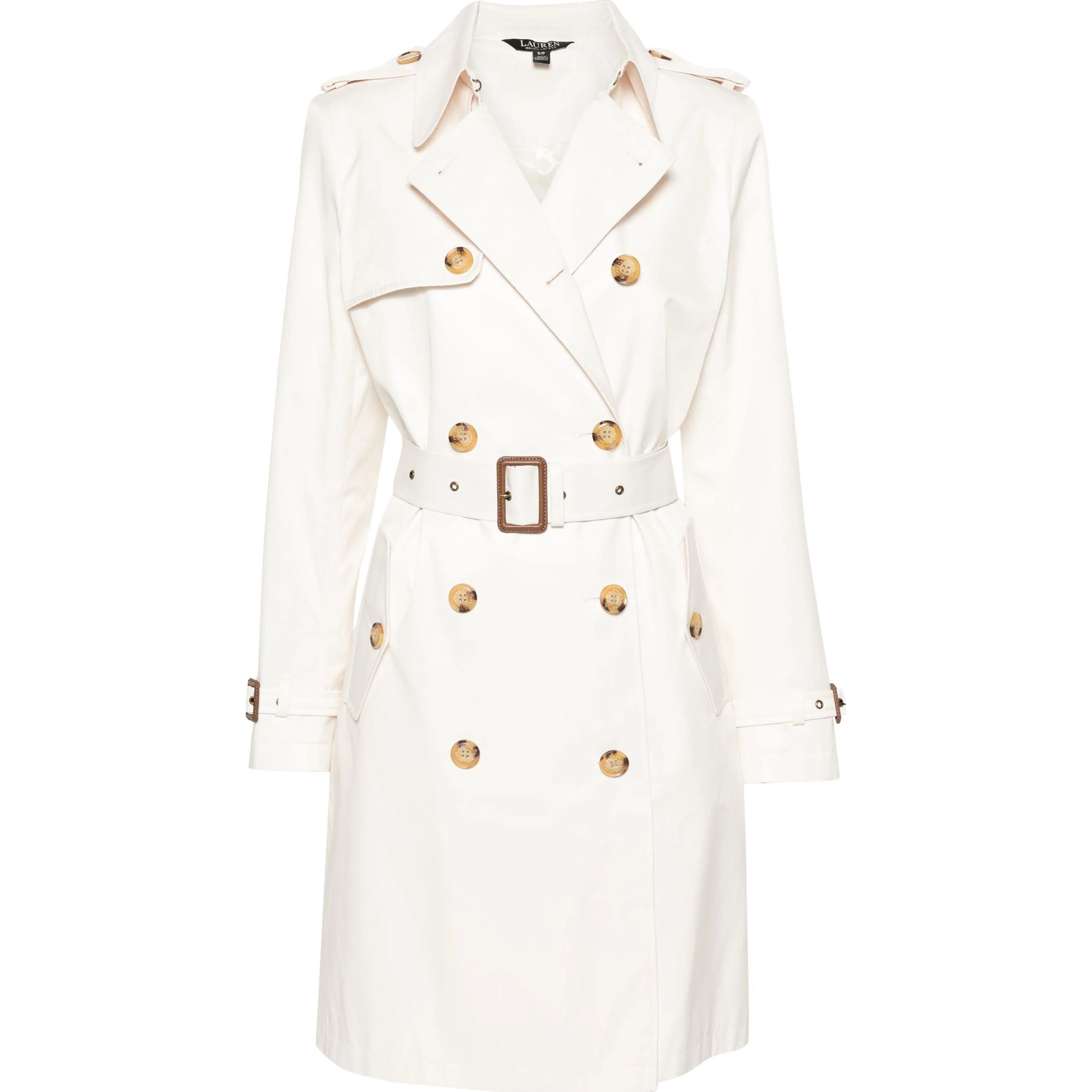 LAUREN RALPH LAUREN Lietpaltis moterims, Balta, Lined coat