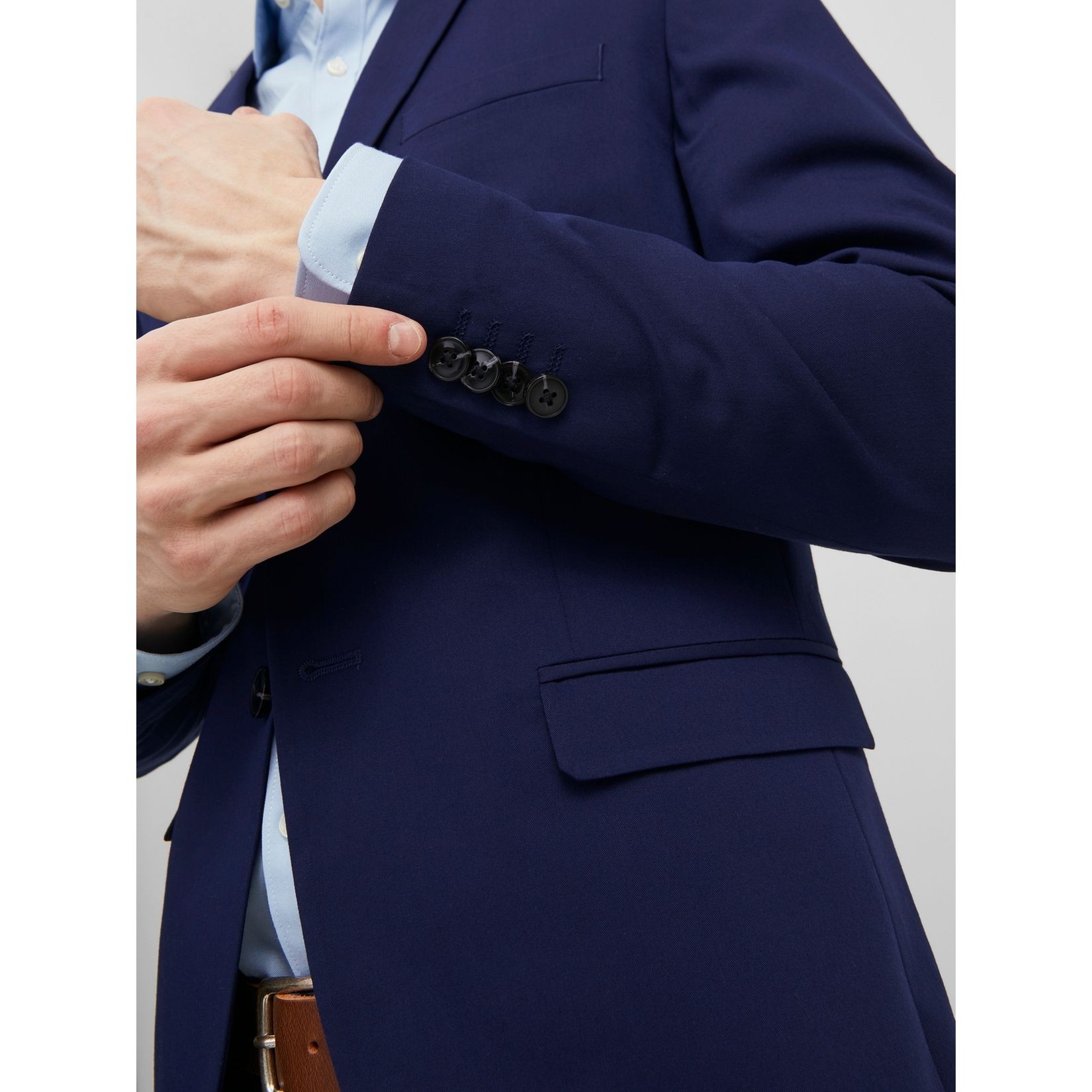 JACK & JONES Švarkas vyrams, Mėlyna, JPRFRANCO BLAZER NOOS 3
