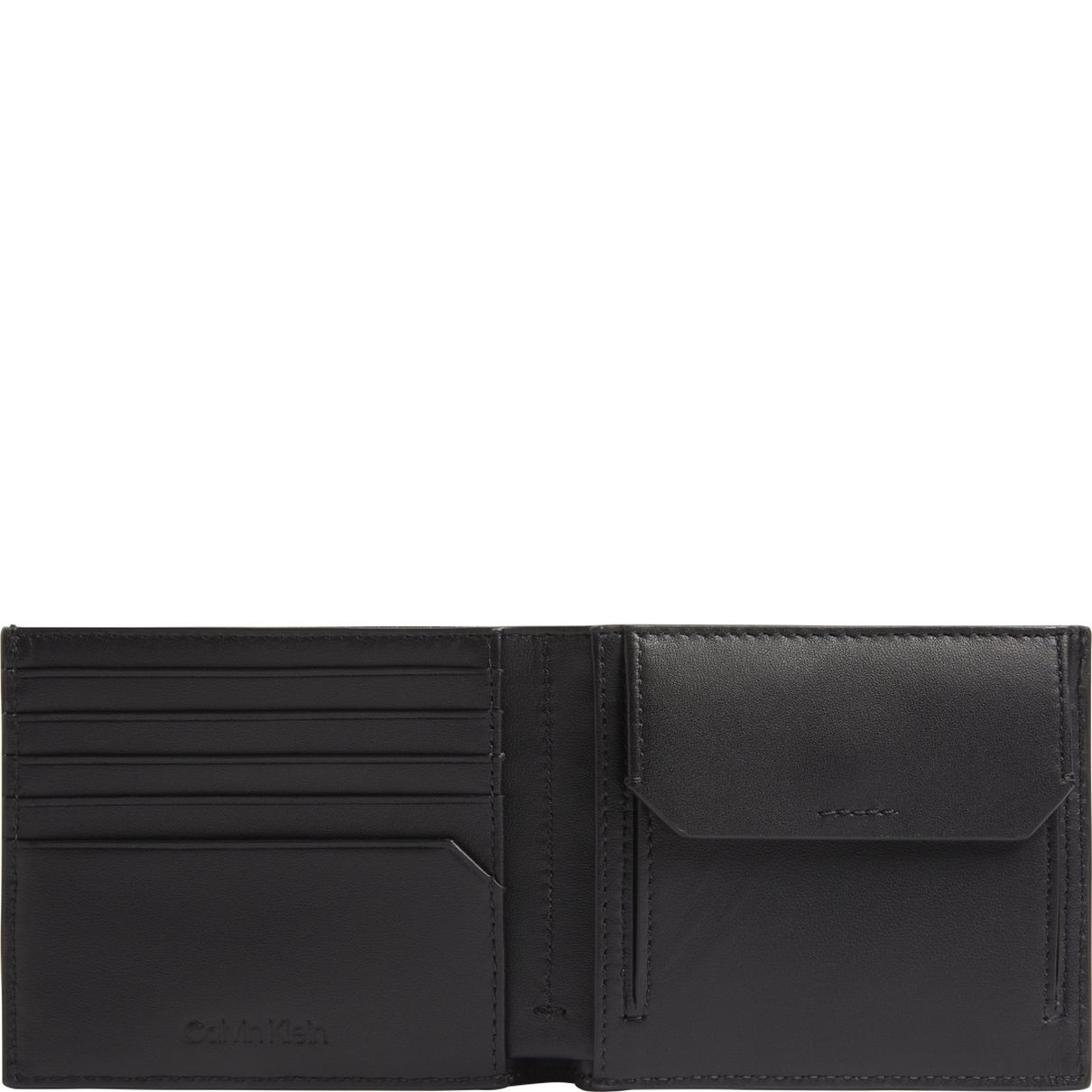 CALVIN KLEIN Piniginė vyrams, Juoda, Minimalism 5cc coin wallets 2