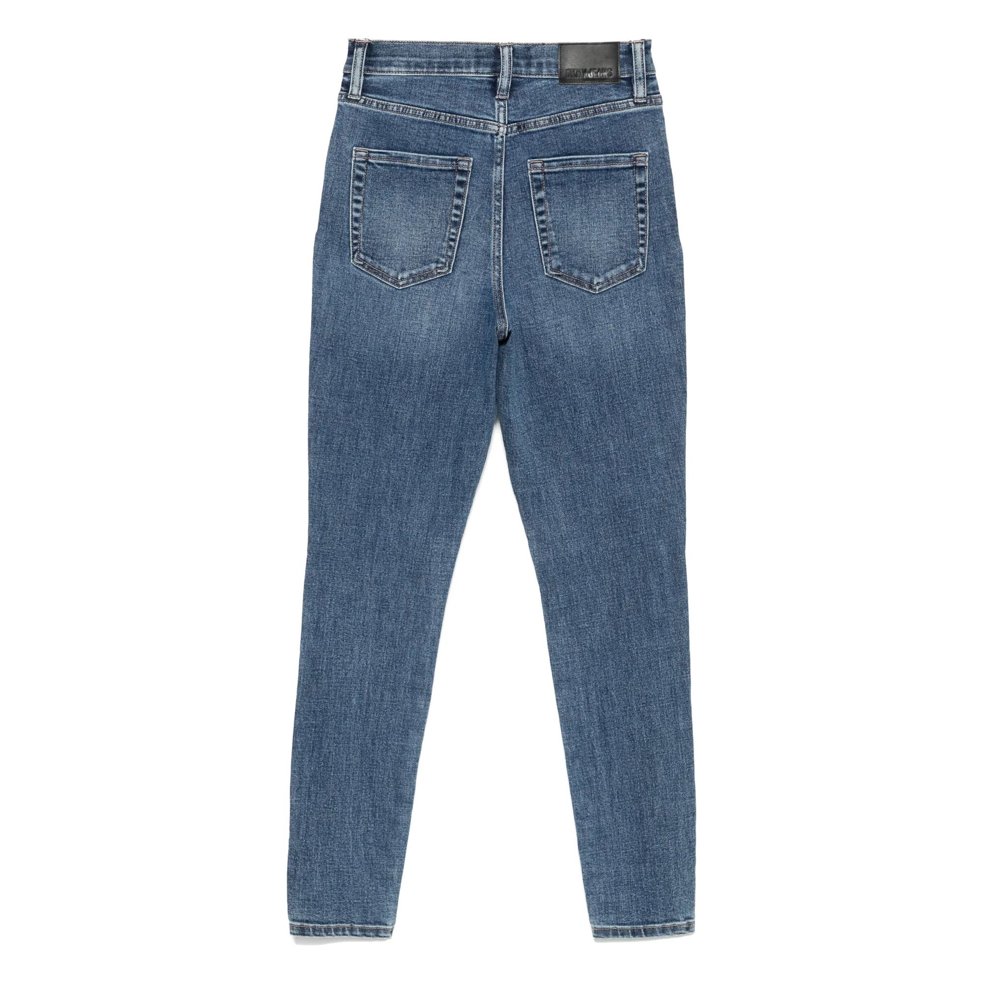 DKNY Aptempti džinsai moterims, Mėlyna, high rise skinny jeans 2