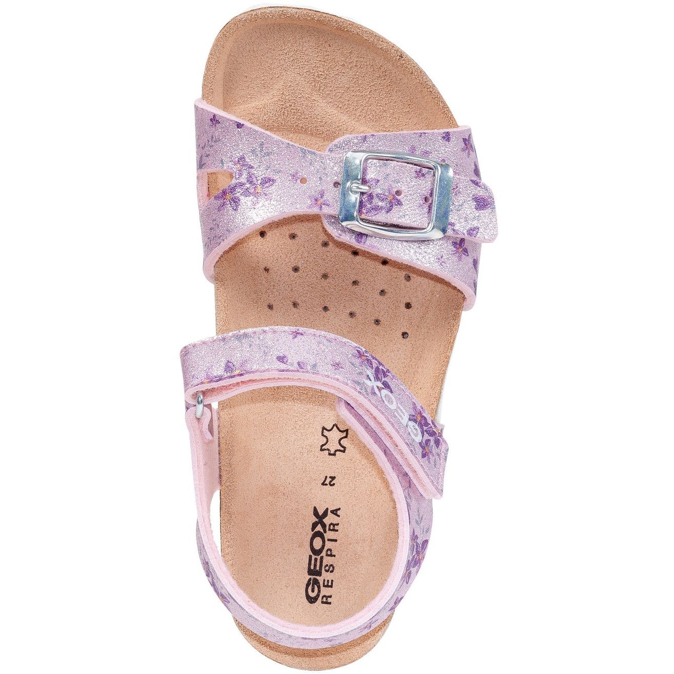 GEOX Basutės mergaitėms, Rožinė, ADRIEL SANDALS 5
