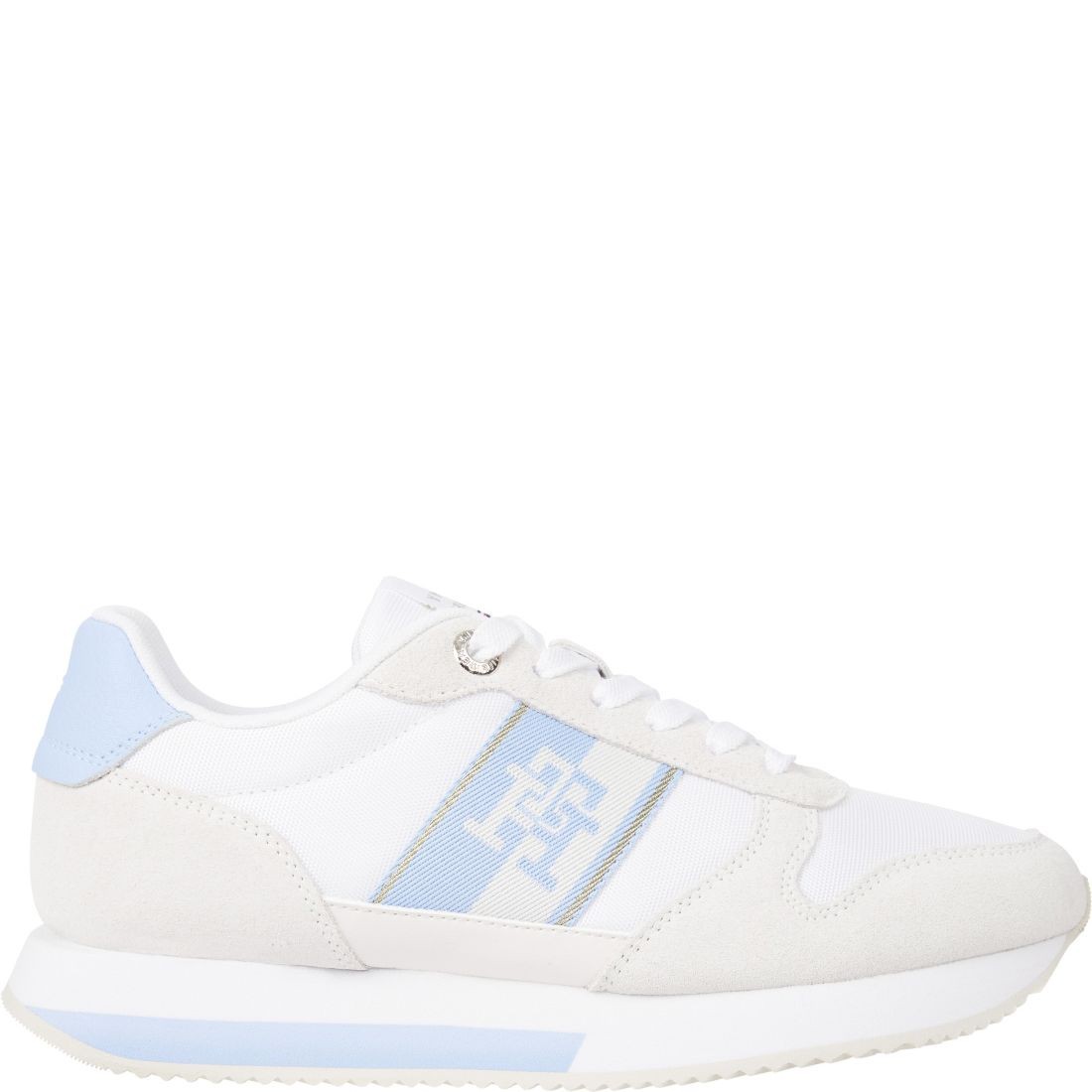 TOMMY HILFIGER Sportiniai bateliai moterims, Mėlyna, Runner with webbing sport shoe 1