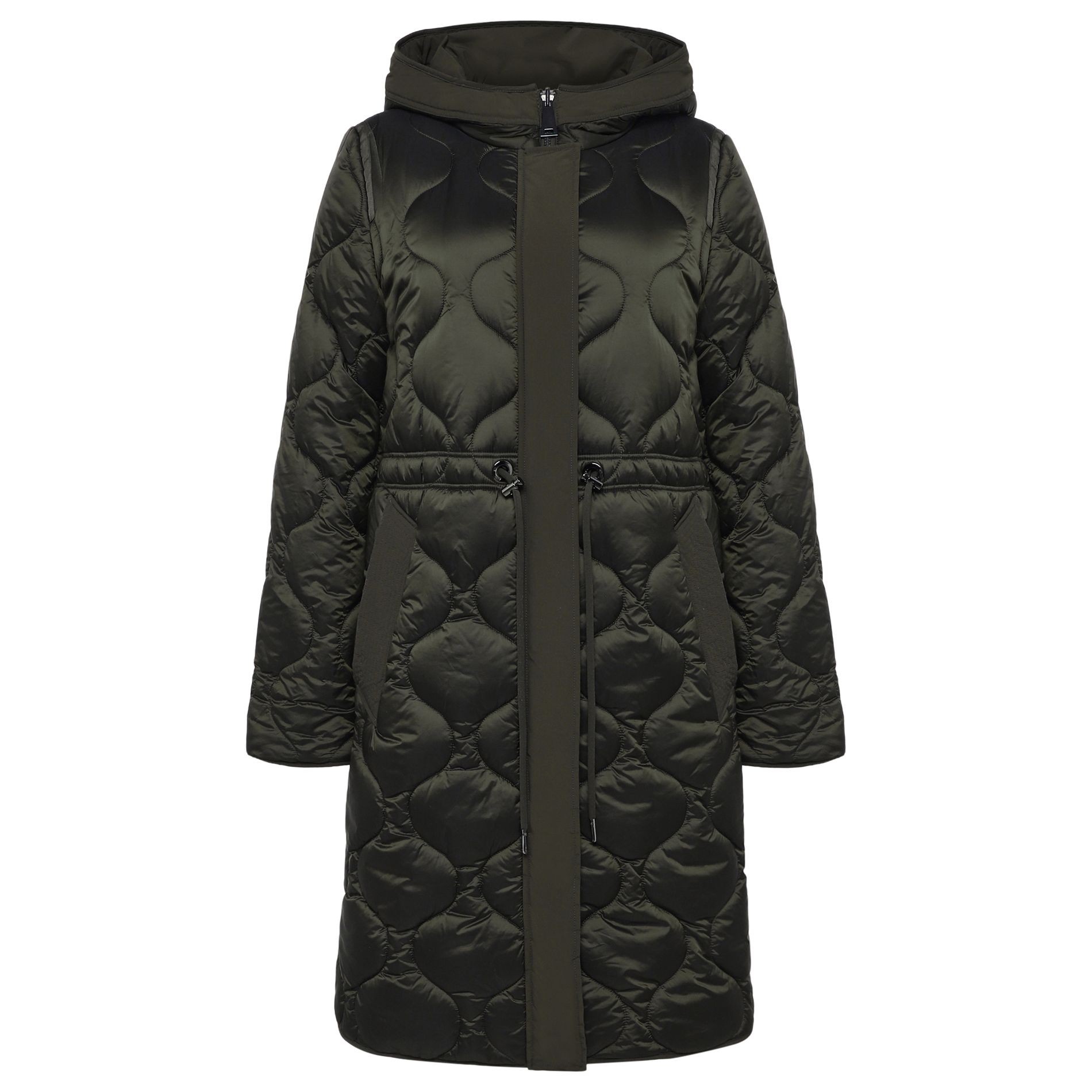 BETTY BARCLAY Striukė moterims, Žalia, Quilted Jacket 1