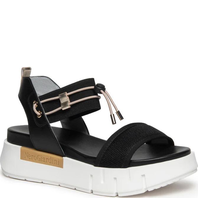NEROGIARDINI Basutės moterims, Juoda, T.AT1610 sandals 1