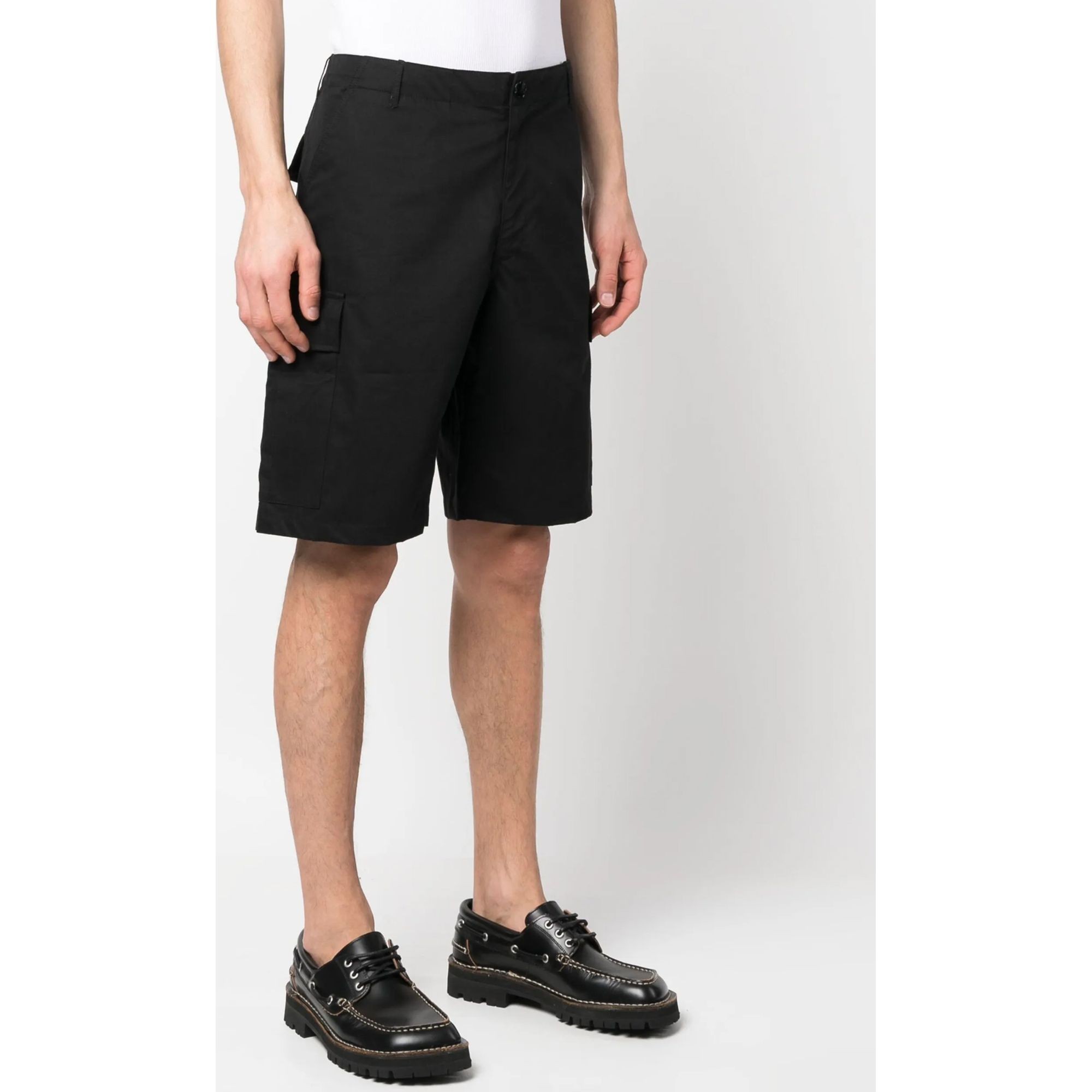 KENZO Šortai vyrams, Juoda, Cargo workwear short 3