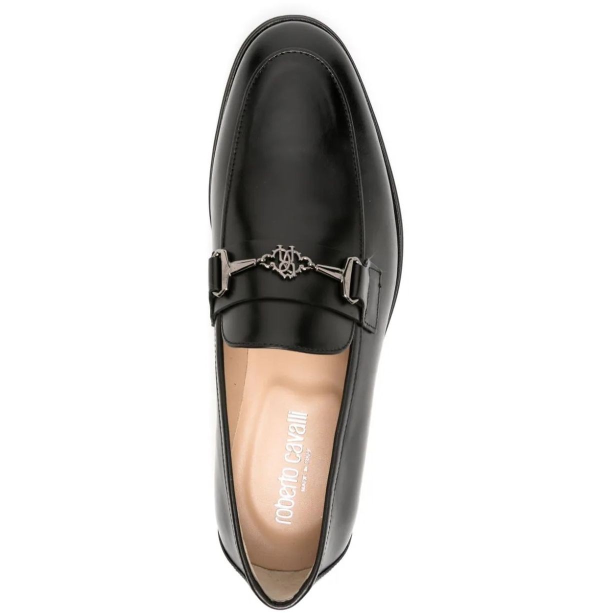 ROBERTO CAVALLI Loaferiai vyrams, Juoda, Loafers 4