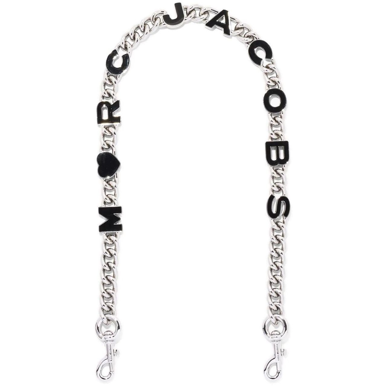 MARC JACOBS Rankinės diržas moterims, Juoda, The heart shoulder strap 1