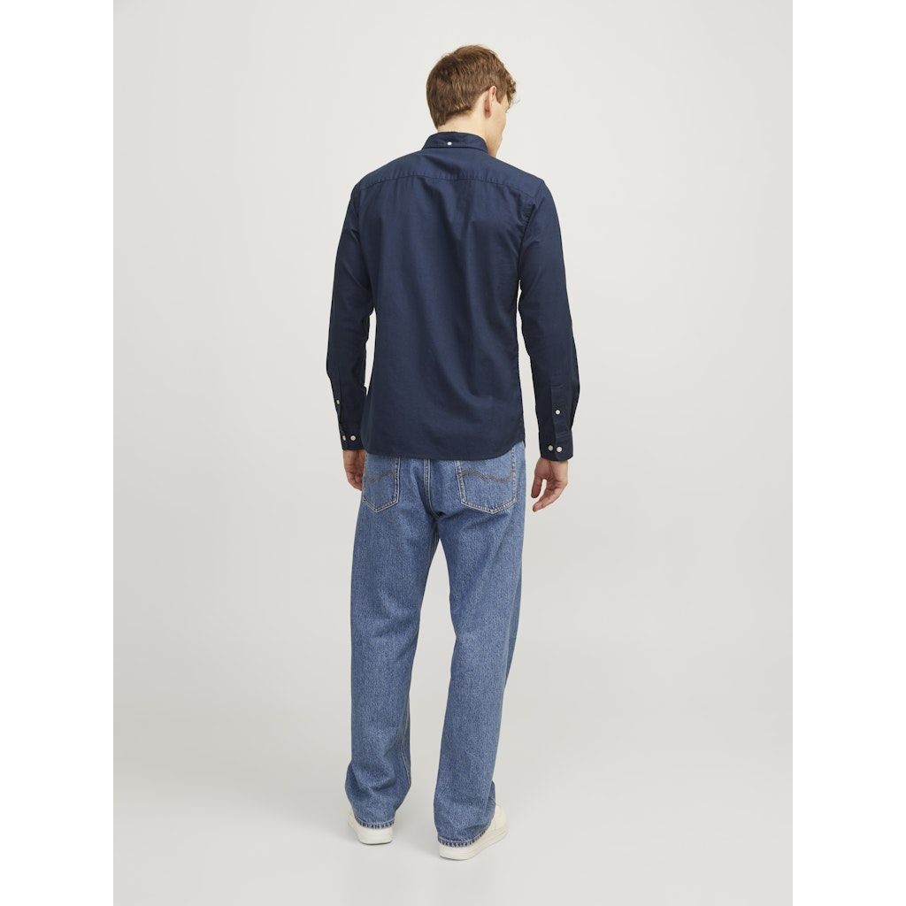 JACK & JONES Marškiniai vyrams, Navy, JPRBROOK OXFORD 2