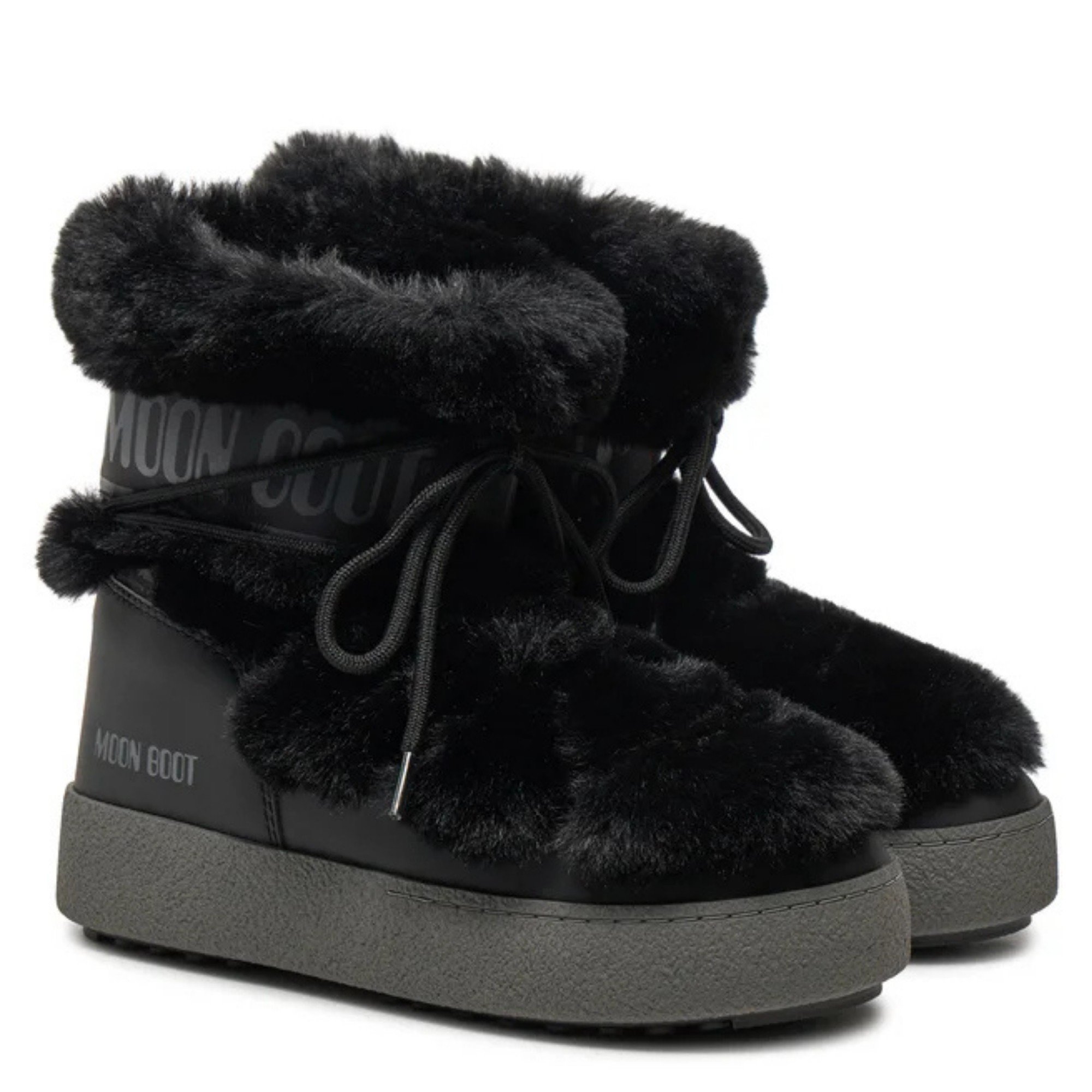 MOON BOOT Aulinukai moterims, Juoda, Mb ltrack faux fur boots 2