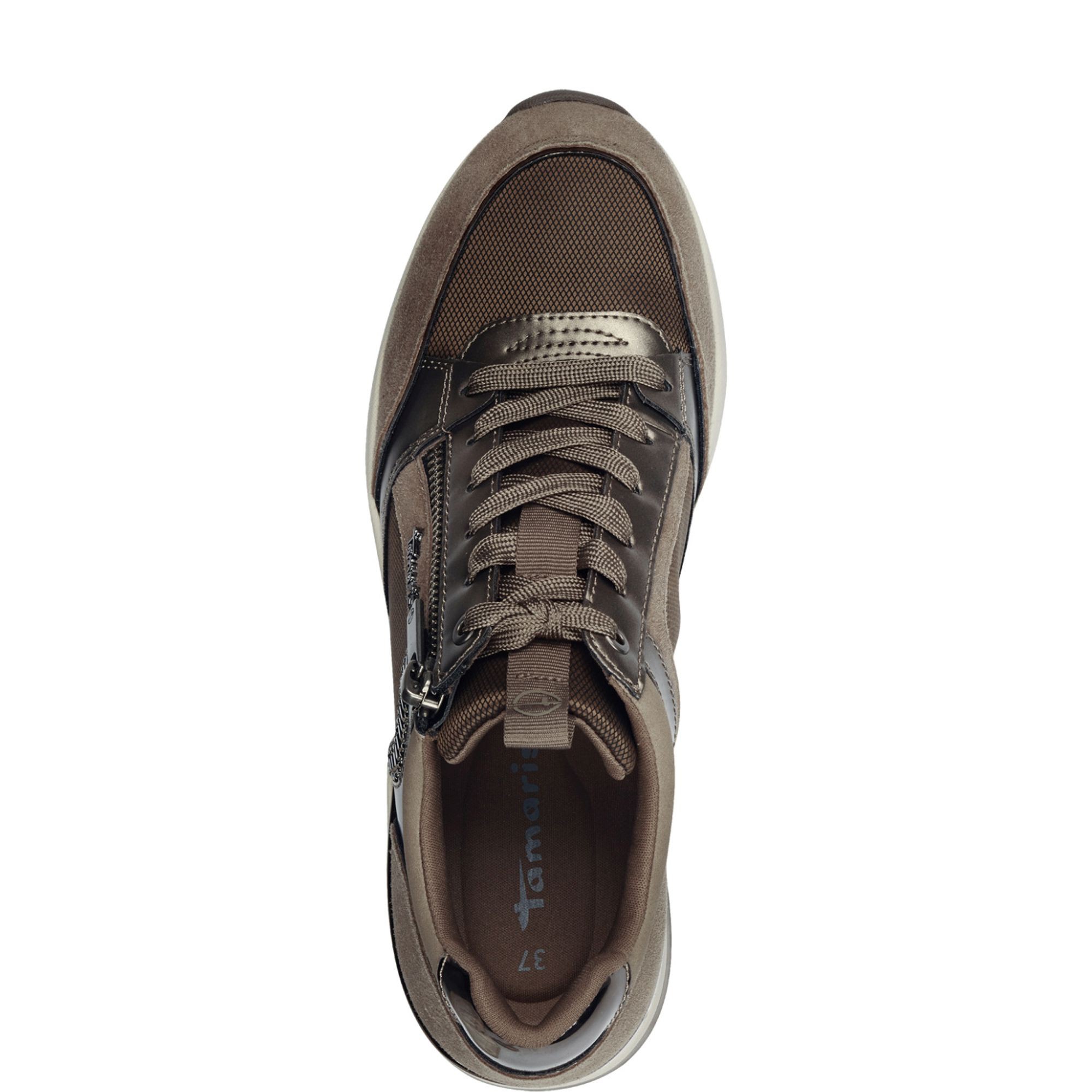TAMARIS Laisvalaikio bateliai moterims, Smėlio, Sneaker low 5
