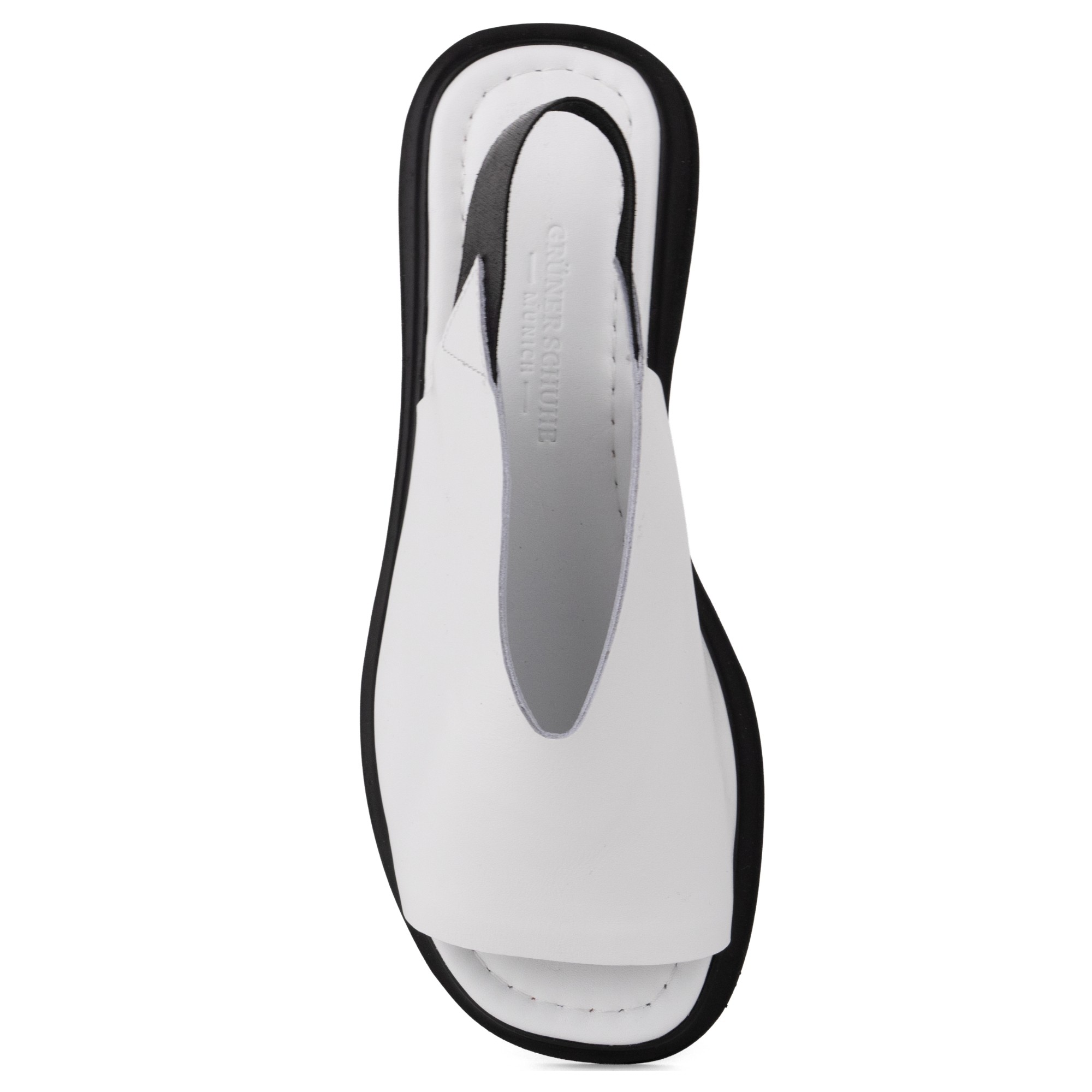 GRUNER SCHUHE Basutės moterims, Balta, Sandals 4