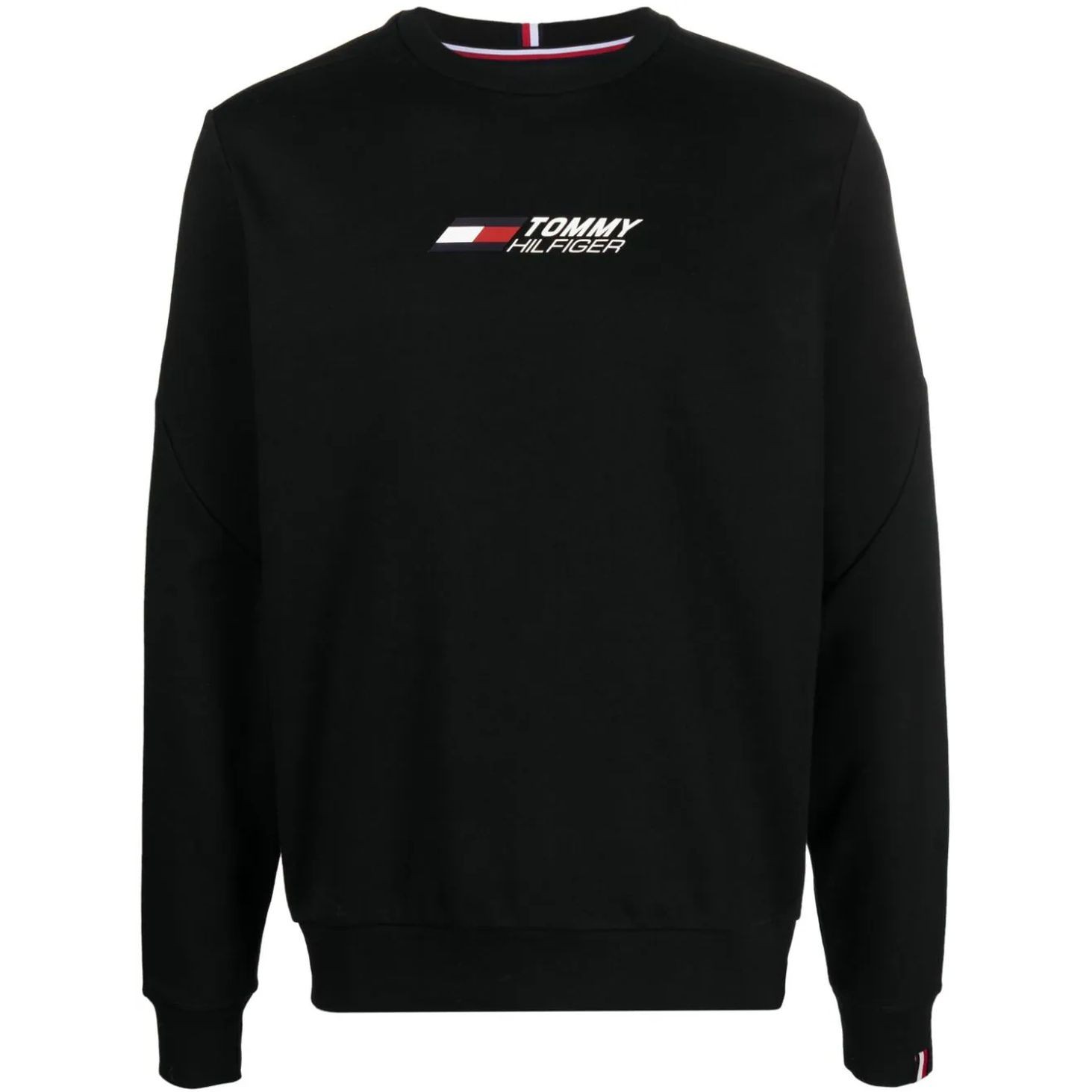 TOMMY HILFIGER Sportinis nertinis vyrams, Juoda, Essentials crew 1