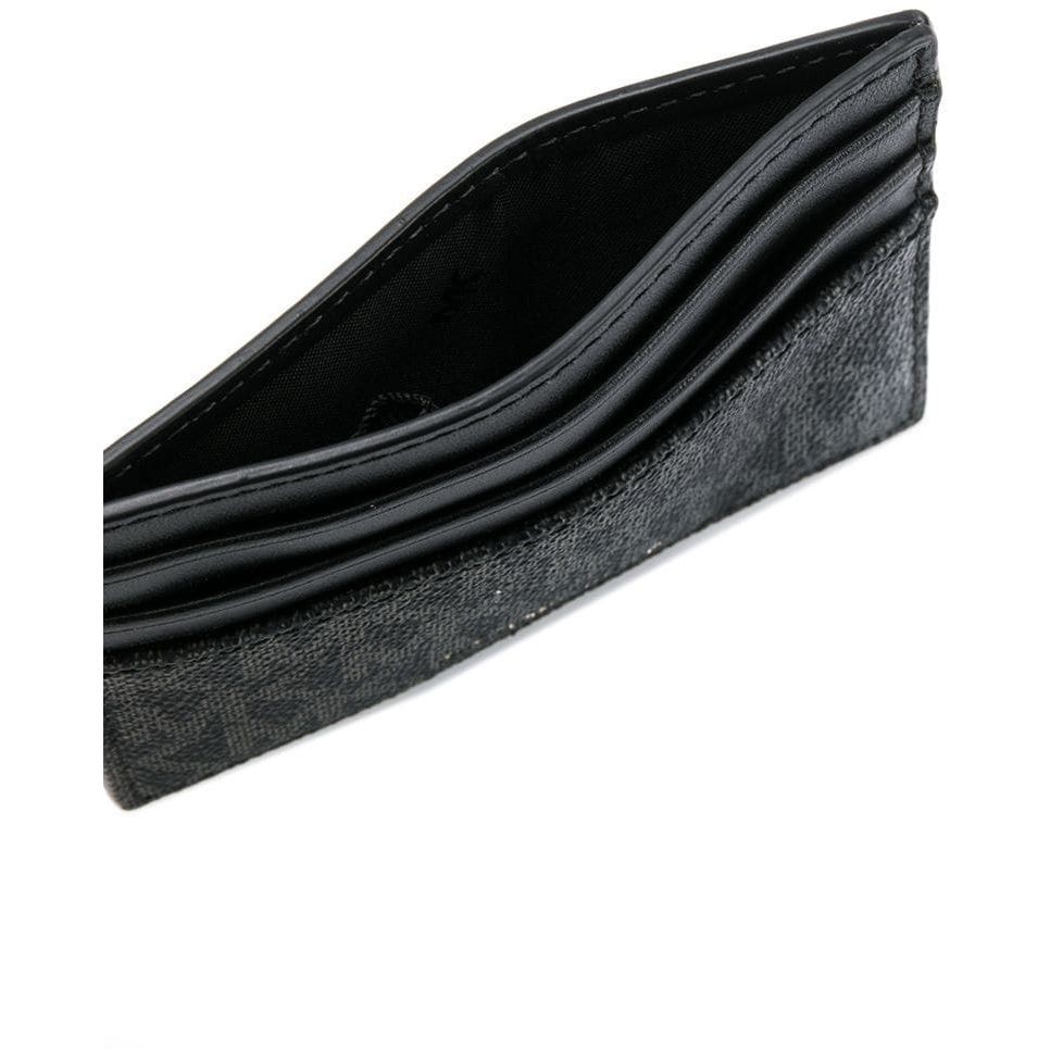 MICHAEL KORS Piniginė vyrams, Juoda, Tall card case 3