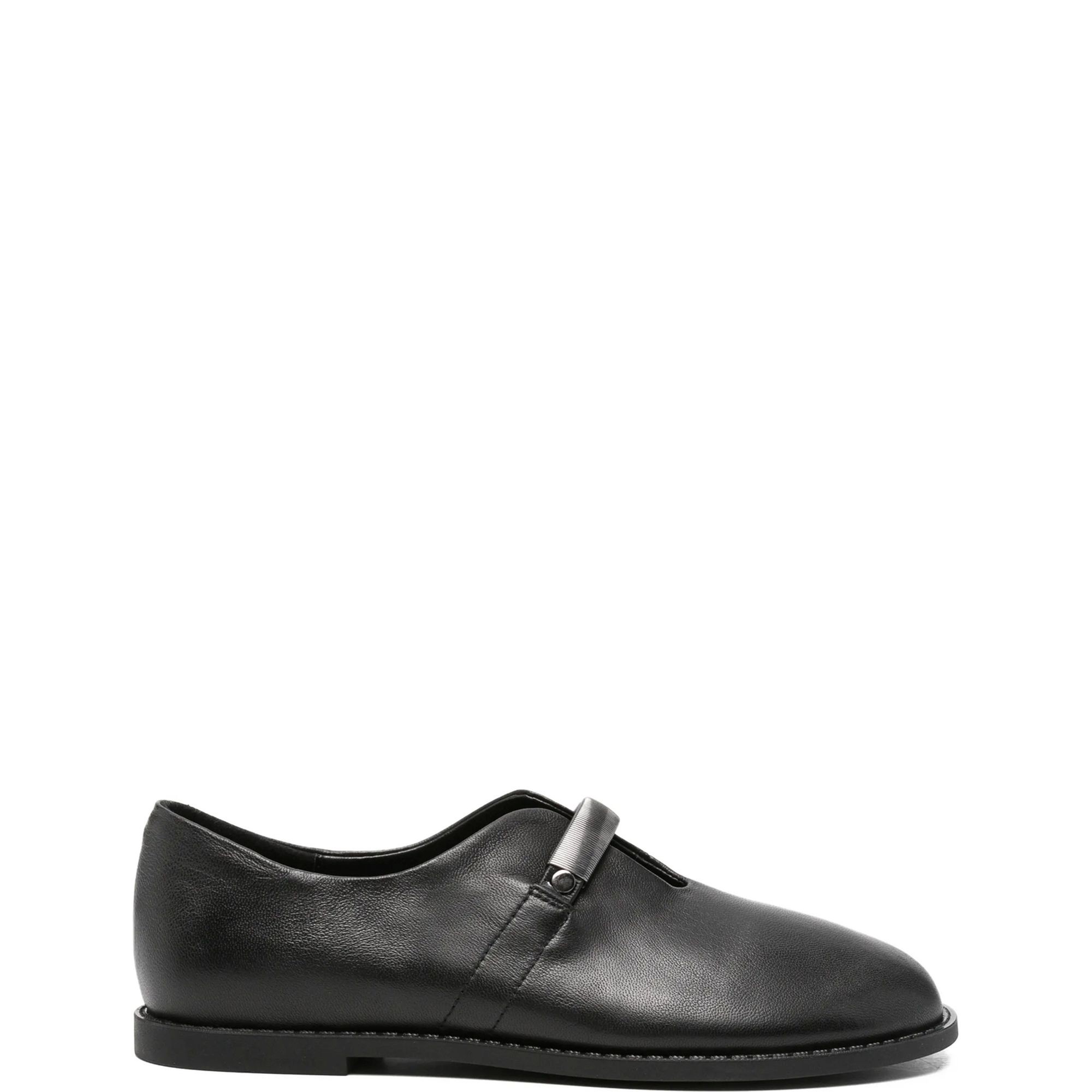 SERGIO MORETTI Loaferiai moterims, Juoda, Loafers 2