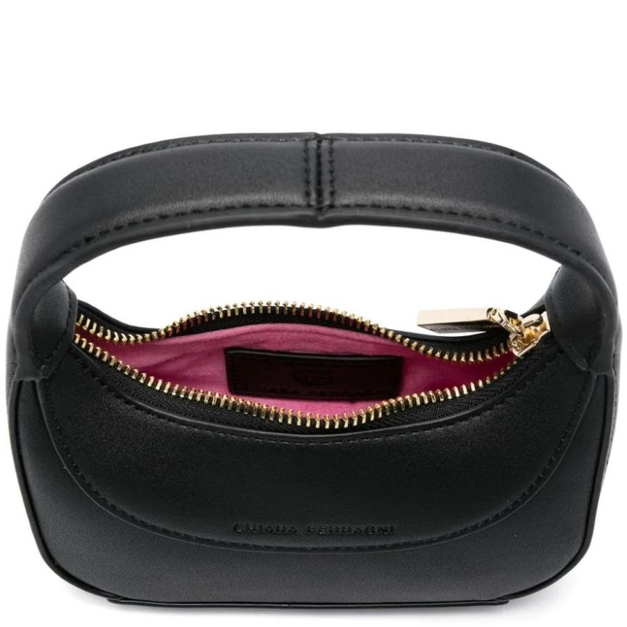 CHIARA FERRAGNI Rankinė, krepšys moterims, Juoda, Golden eye star  hobo bag 4