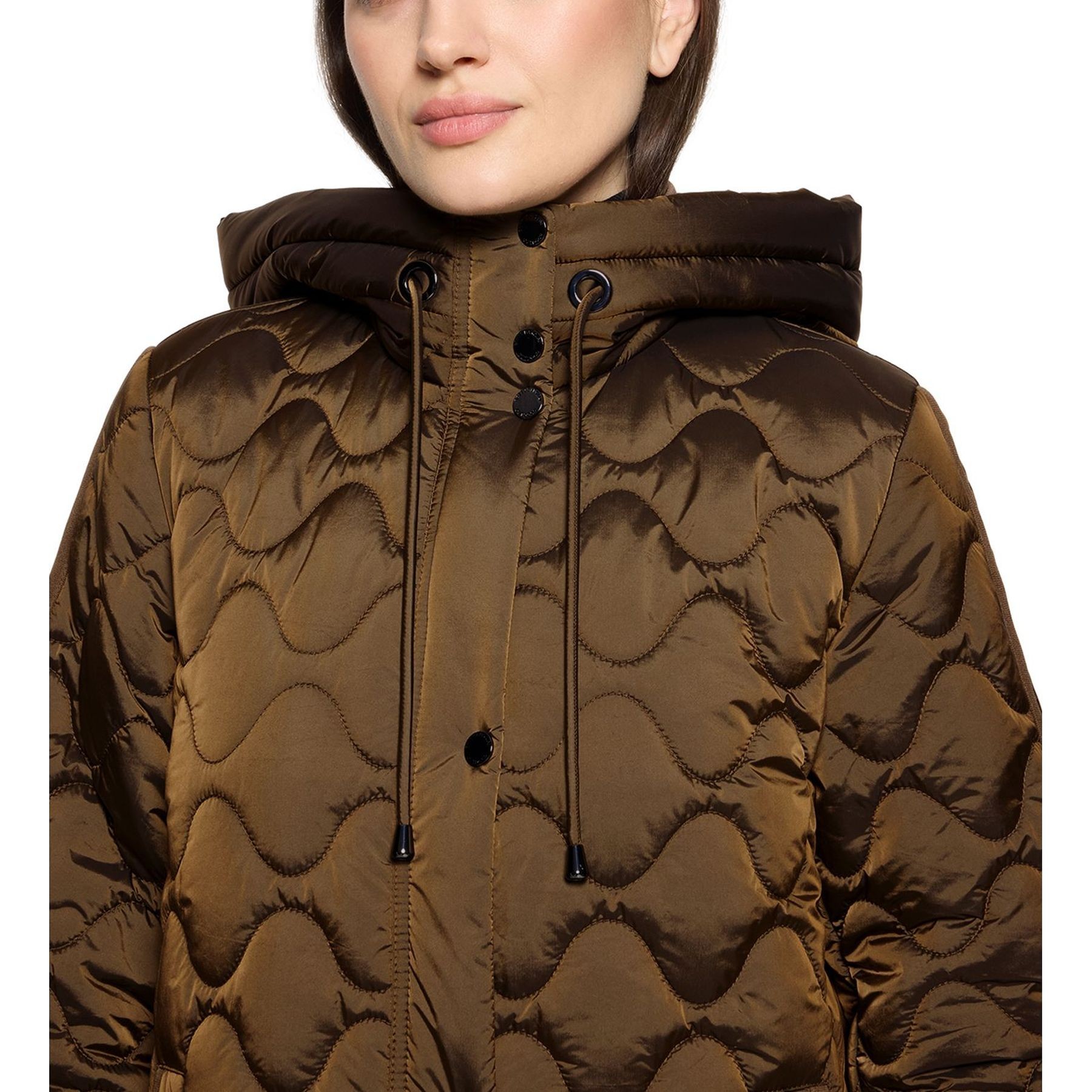 BETTY BARCLAY Striukė moterims, Ruda, Quilted Jacket 4