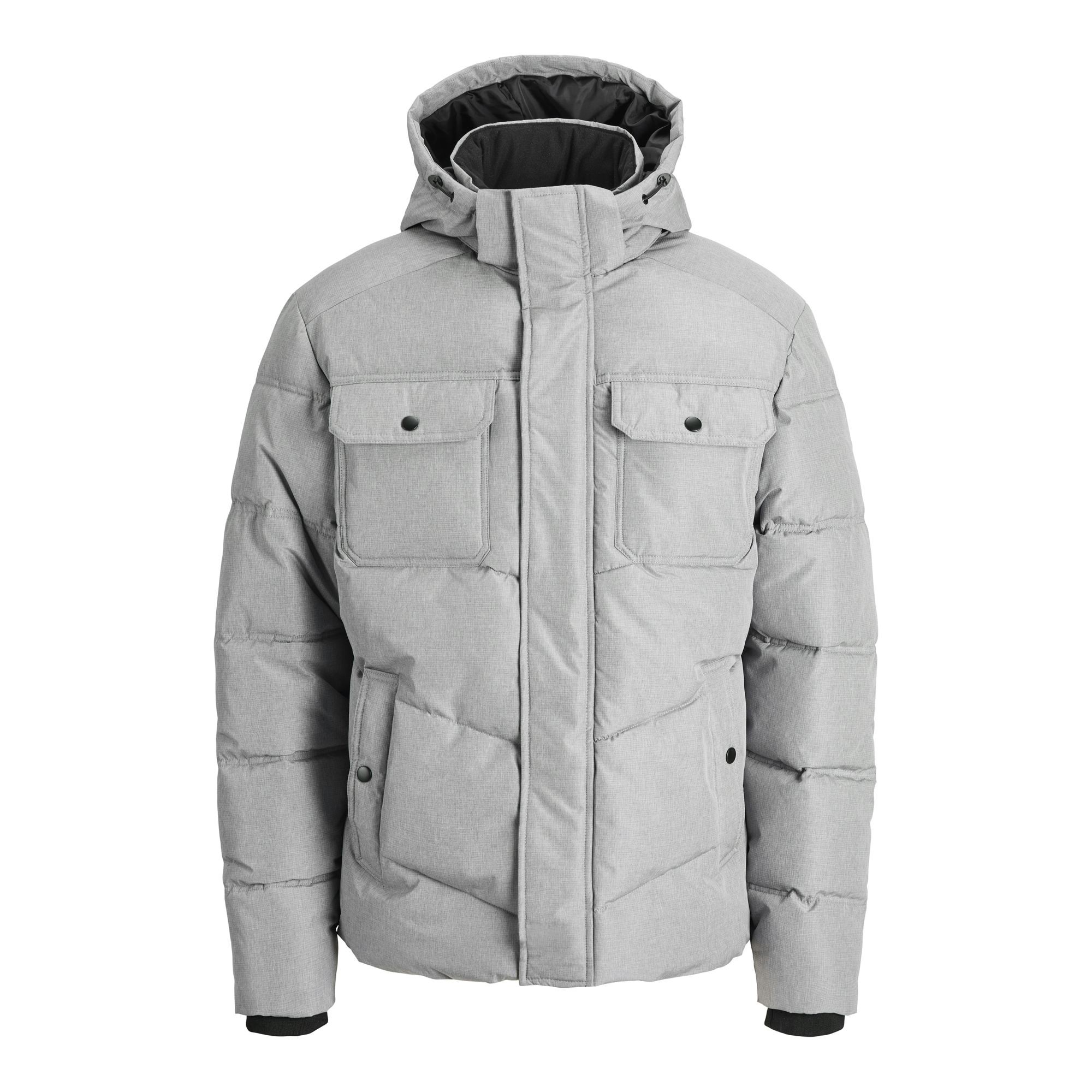 JACK & JONES Pūkinė striukė vyrams, Pilka, Morgan 1