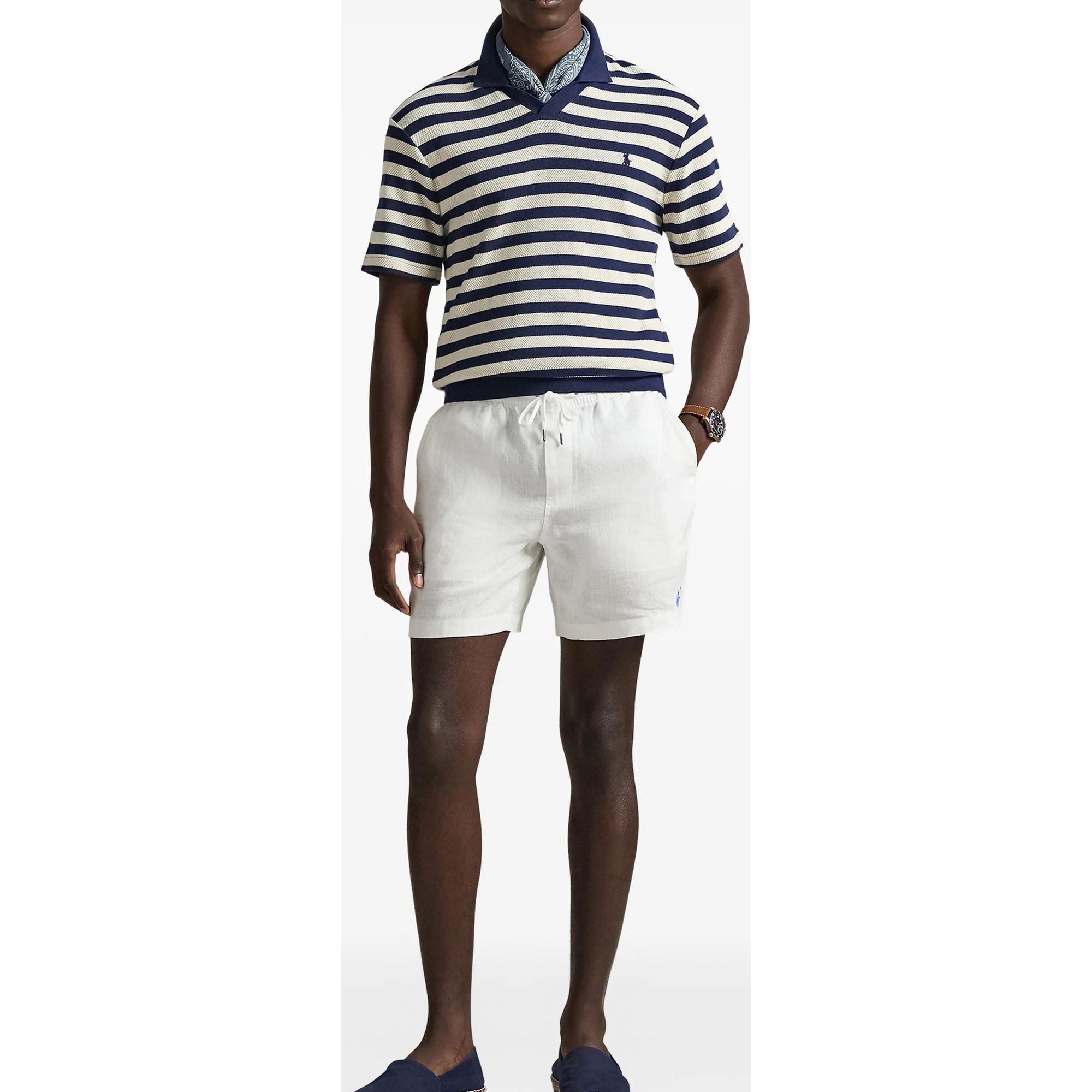 POLO RALPH LAUREN Polo marškiniai trumpos rank. vyrams, Mėlyna, Knit-polo 2