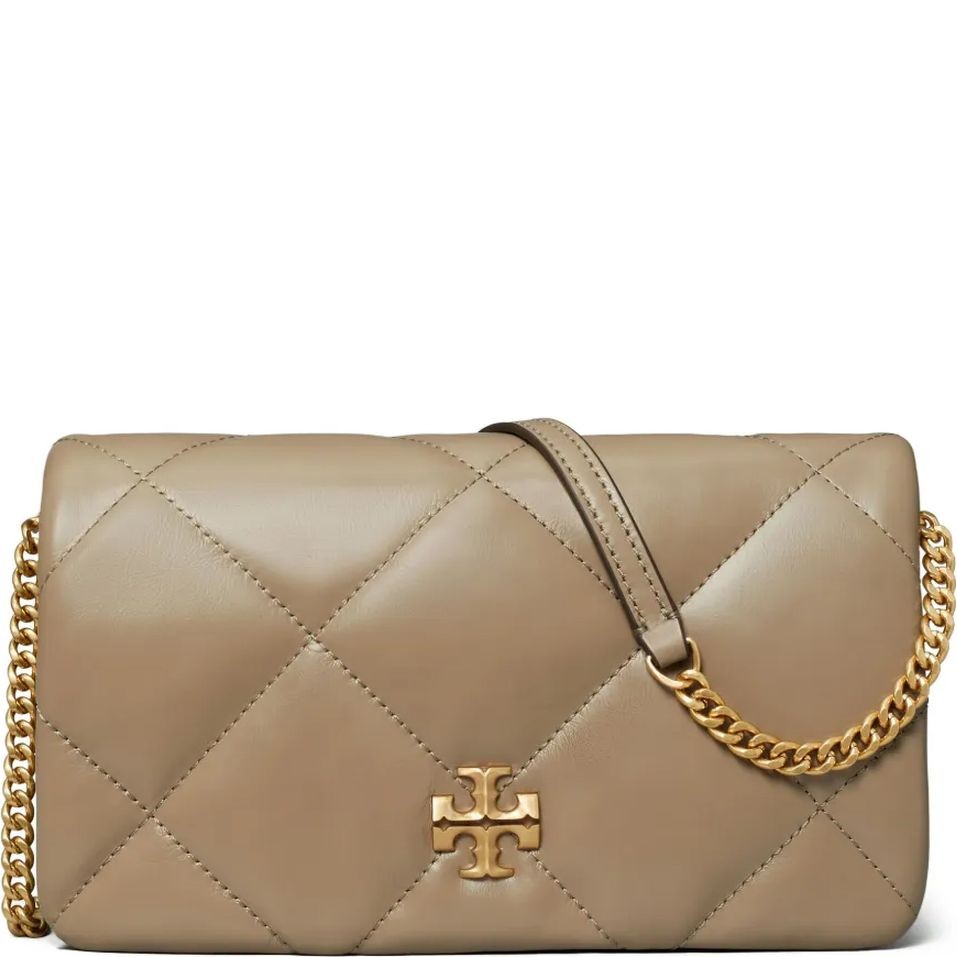 TORY BURCH Rankinė per petį moterims, Ruda, Shoulder wallet bag 1