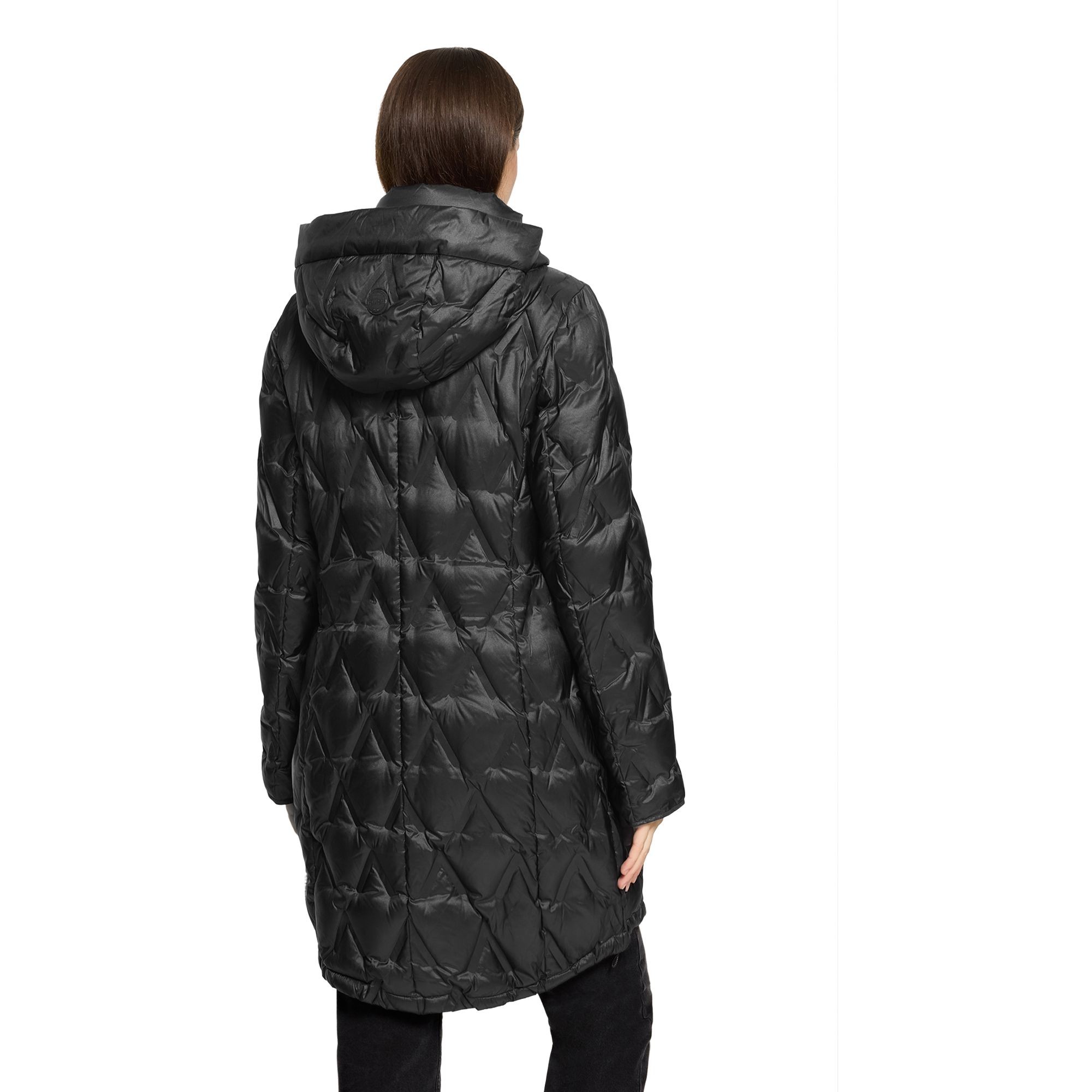 GIL BRET Pūkinis paltas moterims, Juoda, Down coat 5
