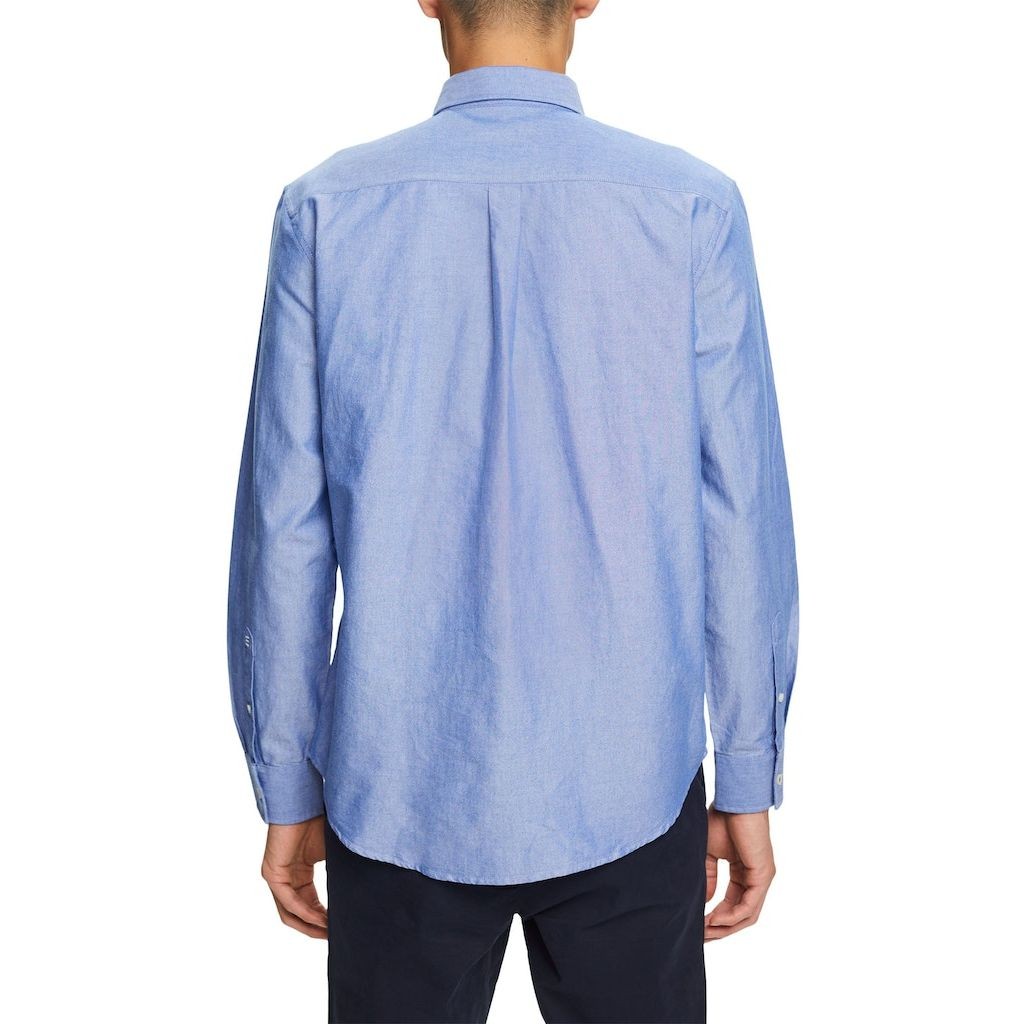 ESPRIT Marškiniai vyrams, Mėlyna, Cotton-Poplin Button  Shirts 3