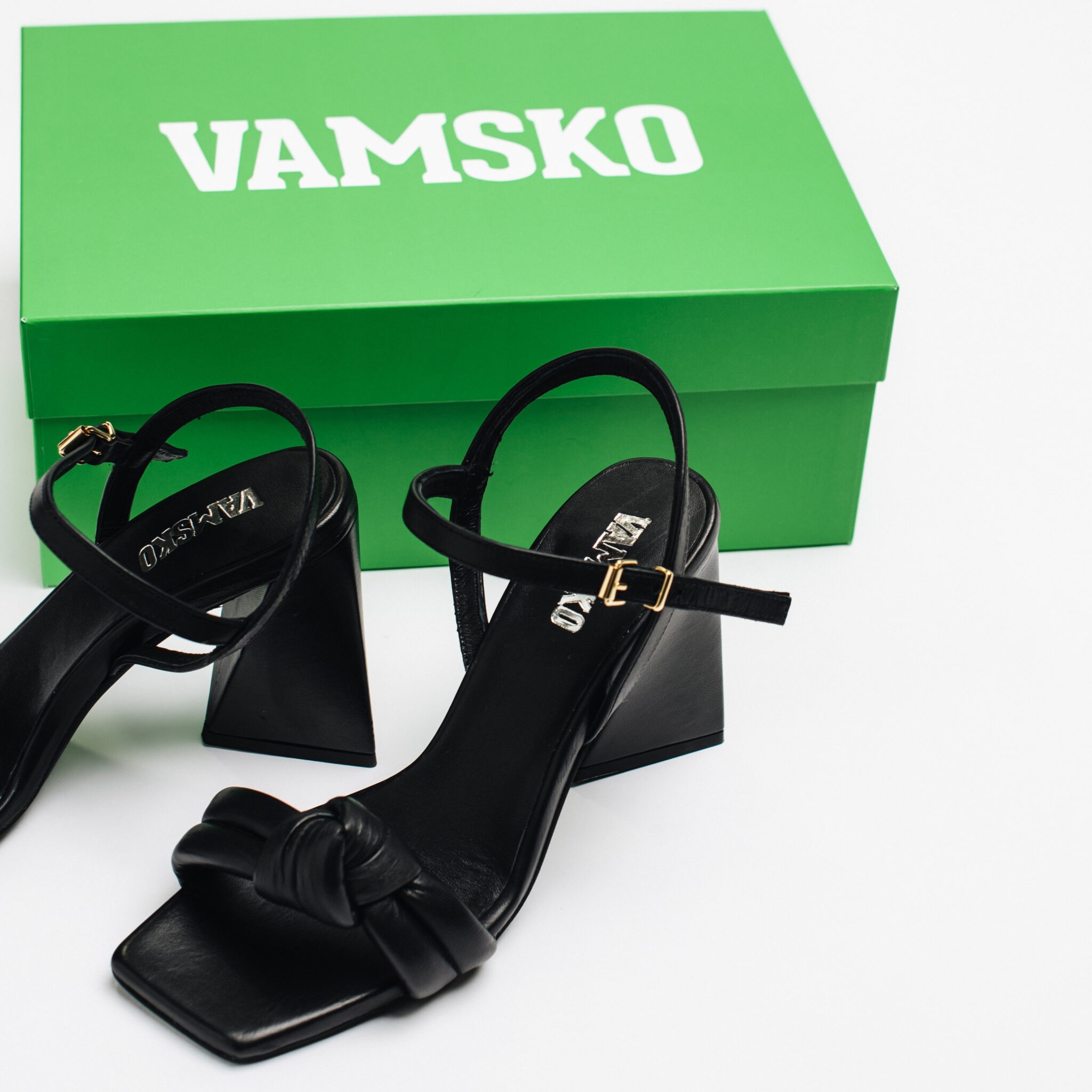 VAMSKO Basutės moterims, Juoda, Eden sandals 5